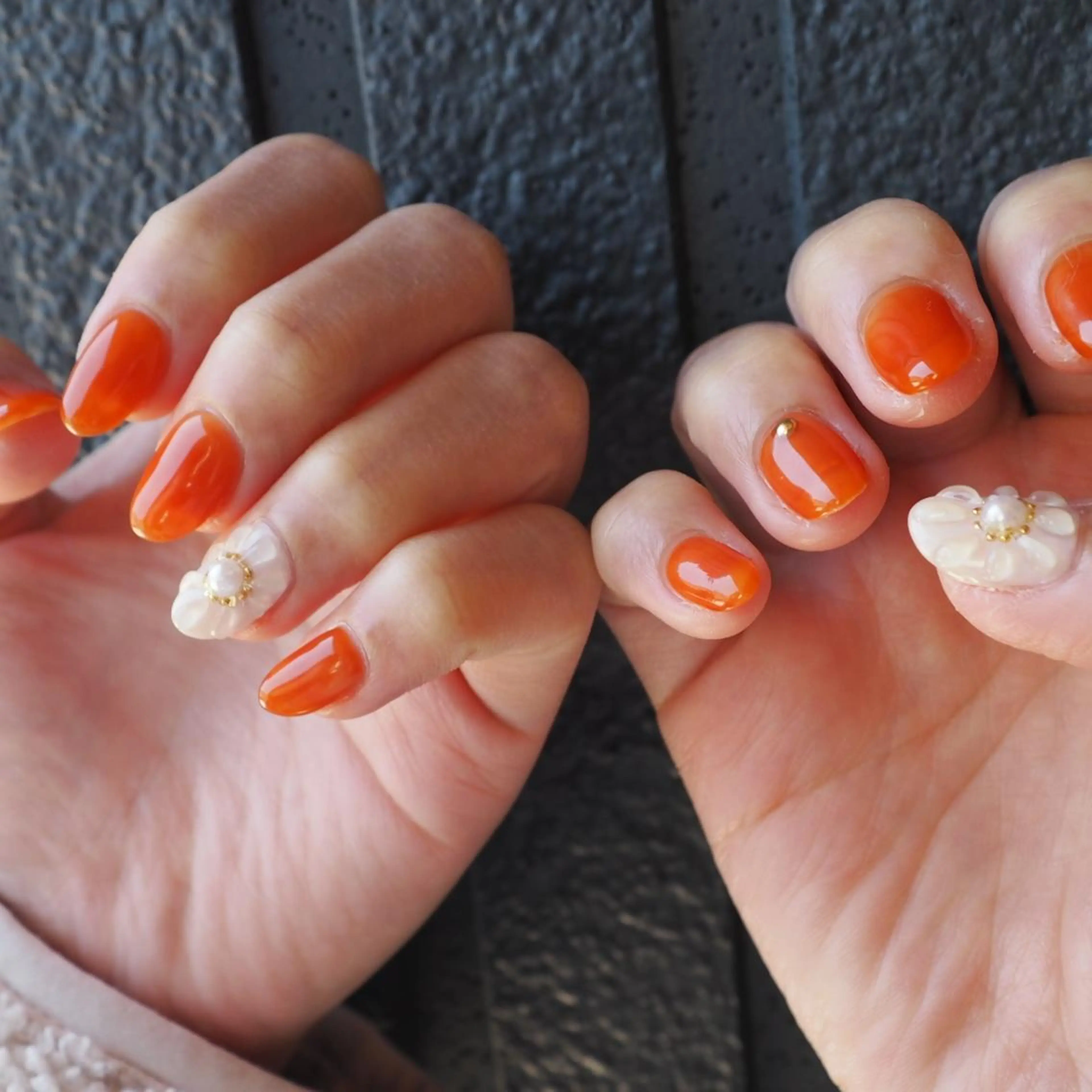 ネイル フラワーネイル ハンドネイル infinity skyのネイルデザイン