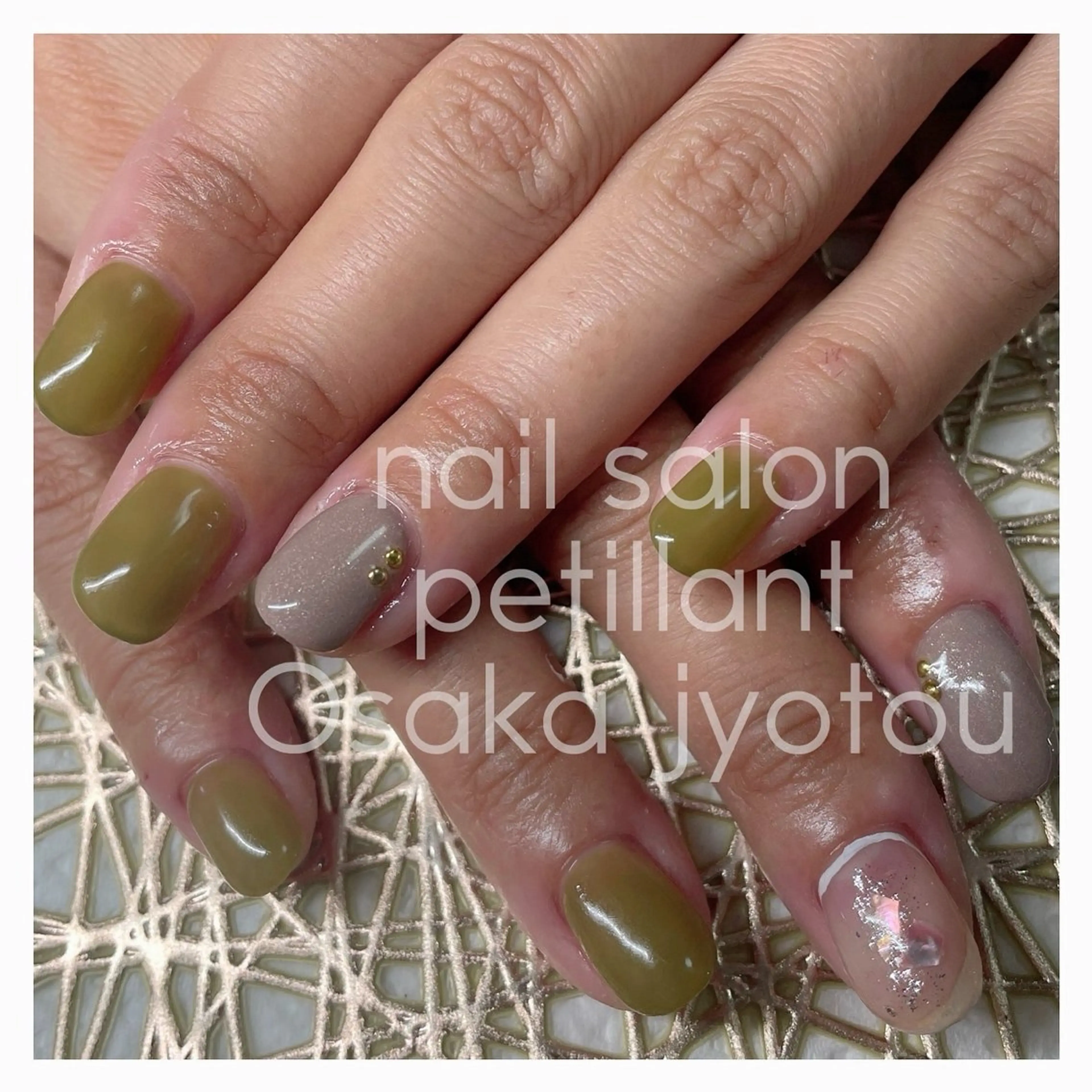 ネイル グリーン petillant所属・nail salon petillantのネイルデザイン