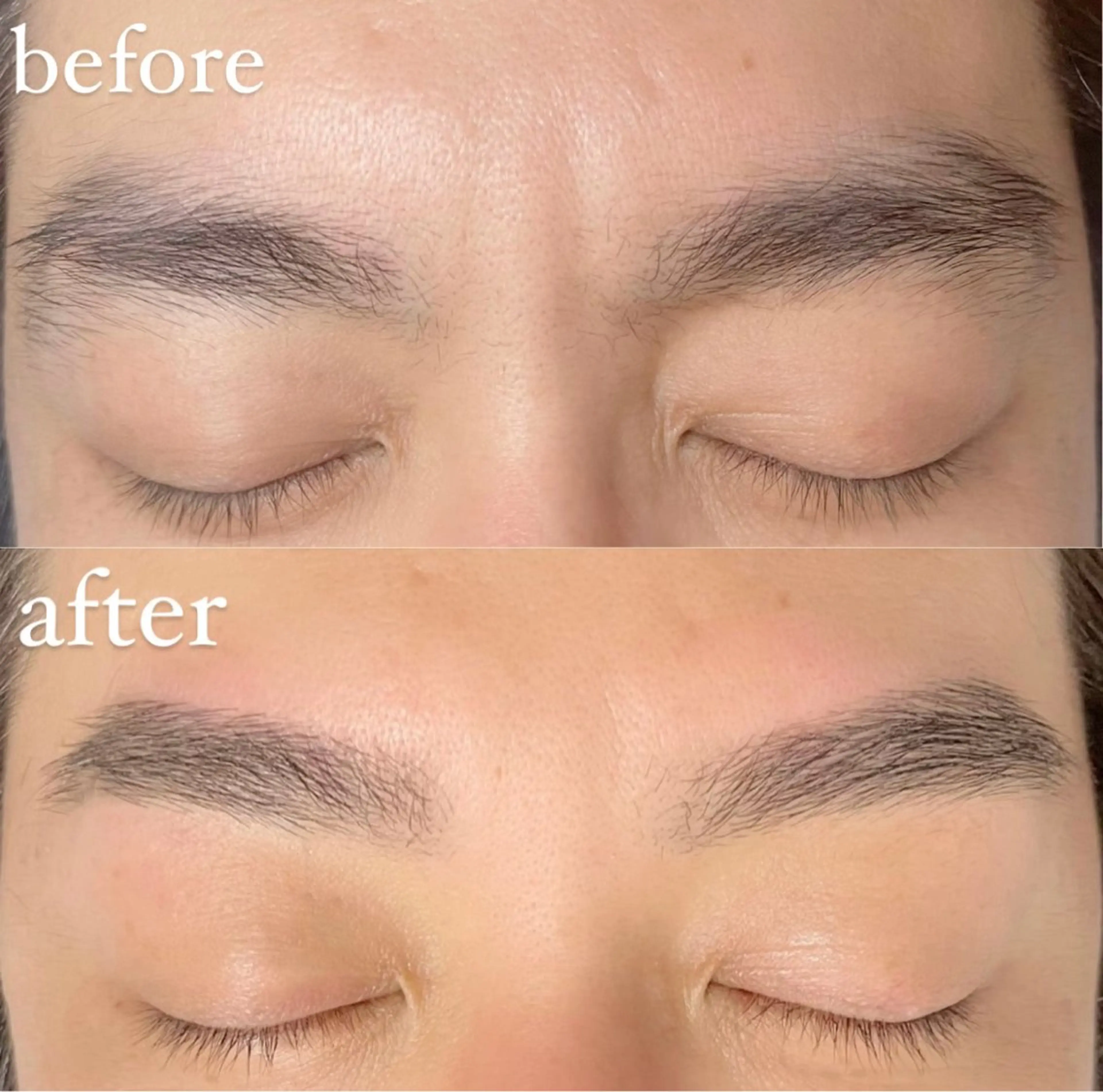 アイブロウ ワックス脱毛 眉カット NADIA coniのマツエク・マツパデザイン