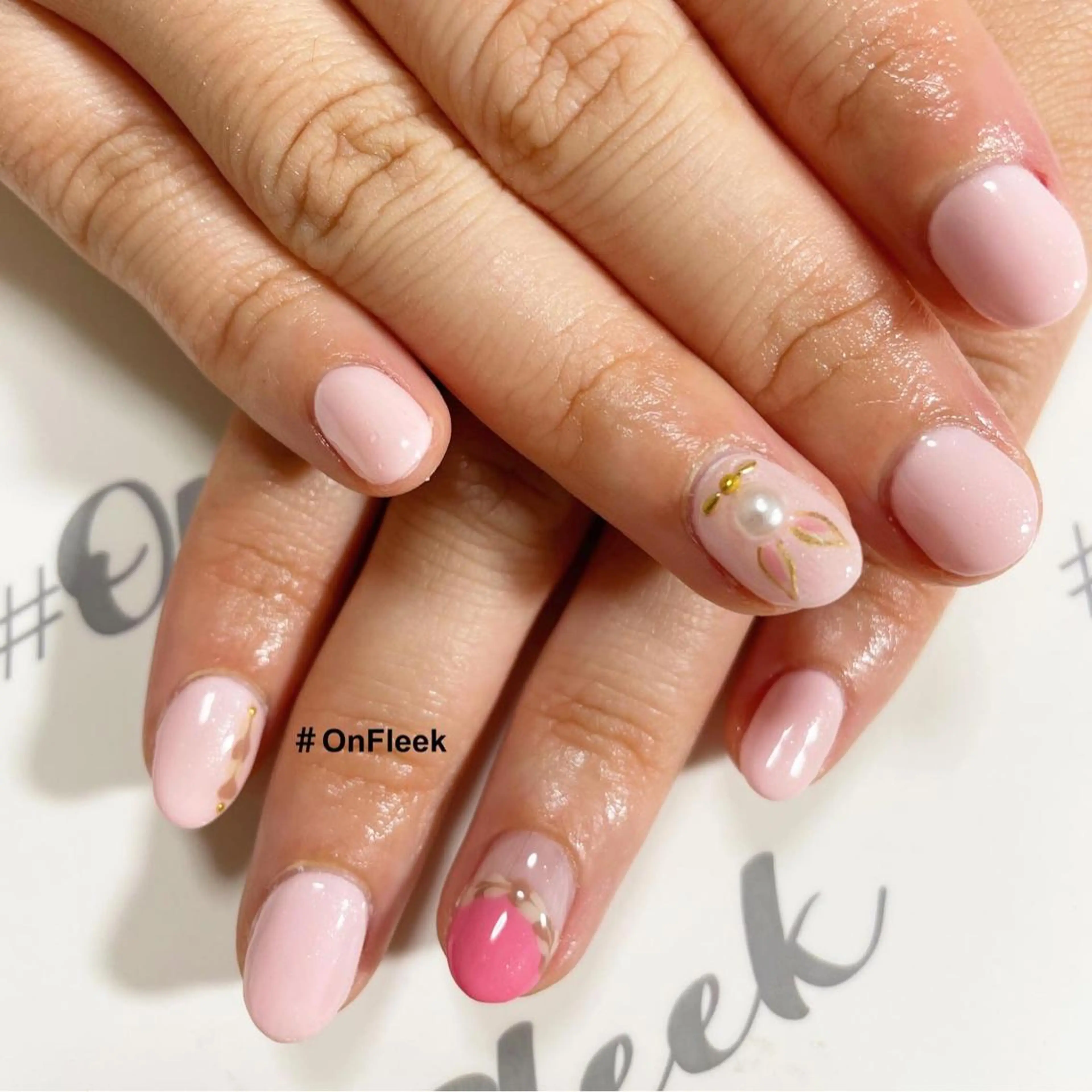 ネイル ハンドネイル NailSalon ＃OnFleekのネイルデザイン