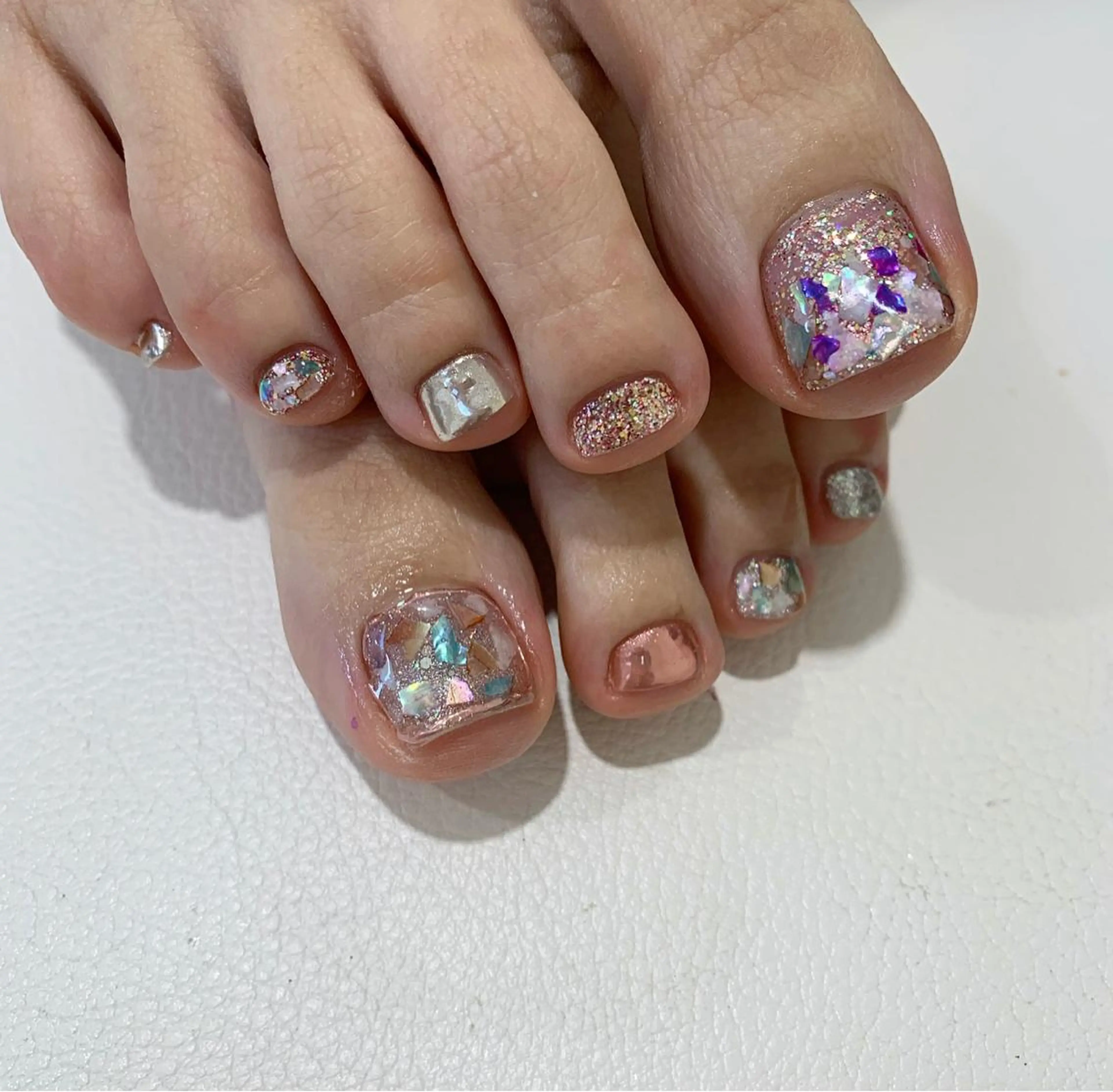 ネイル フットネイル 佐藤 穂乃香のネイルデザイン