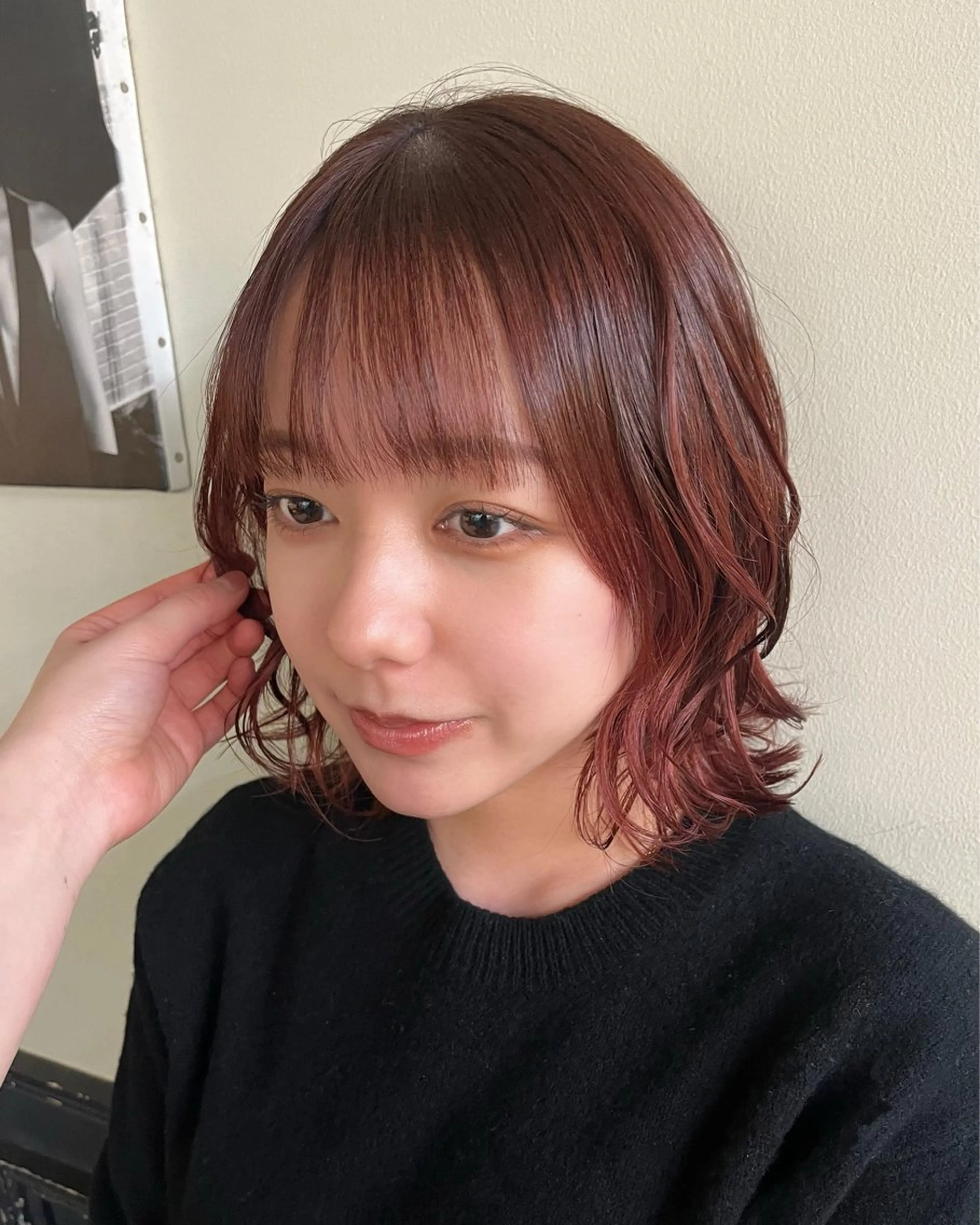 ショート オレンジブラウン カット ヘアカラー トリートメント mikaze ˚✧₊☆*:.｡渋谷のヘアスタイル