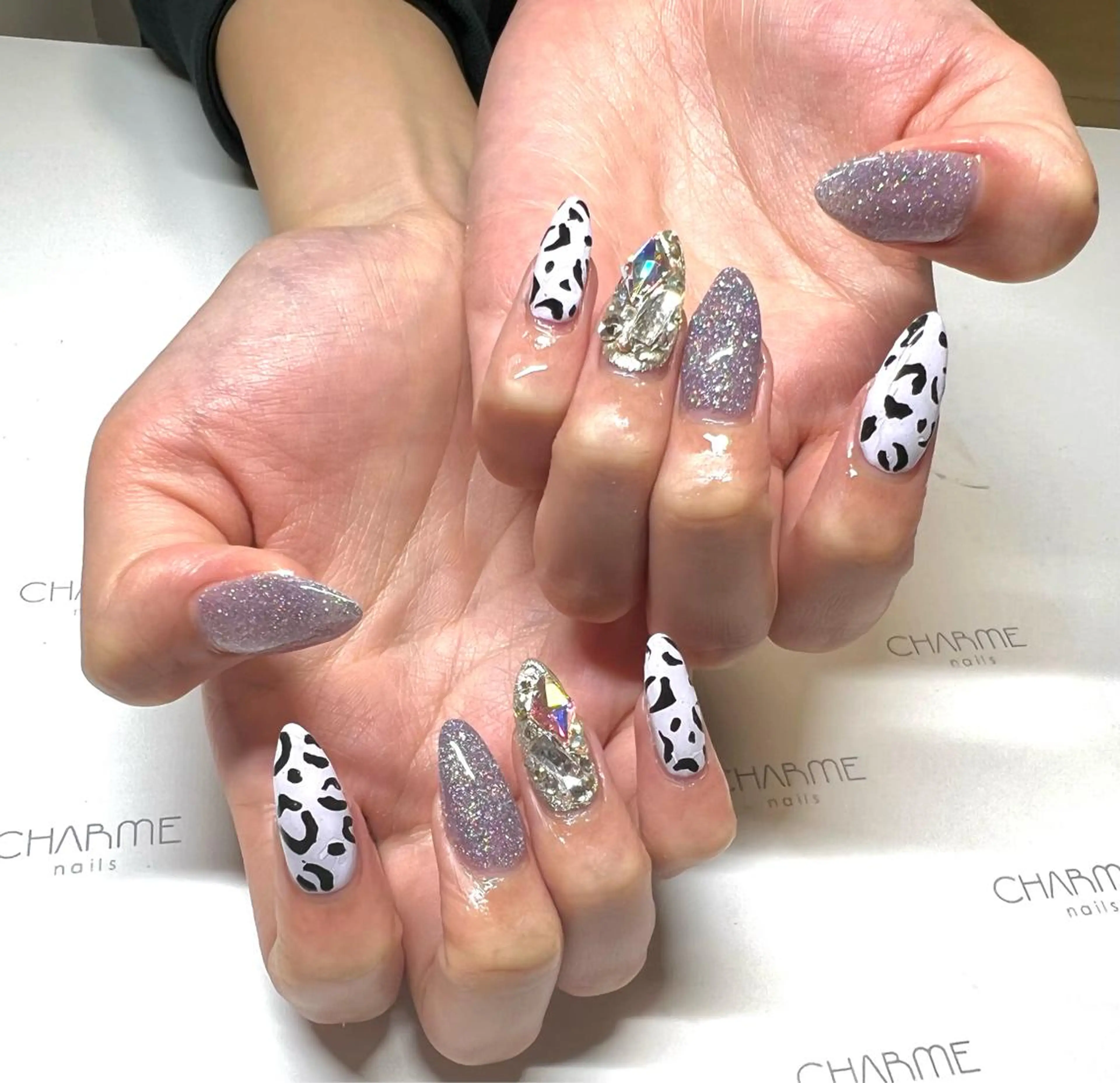 ネイル アニマル柄 ハンドネイル CHARME 🤎〔RINA〕のネイルデザイン