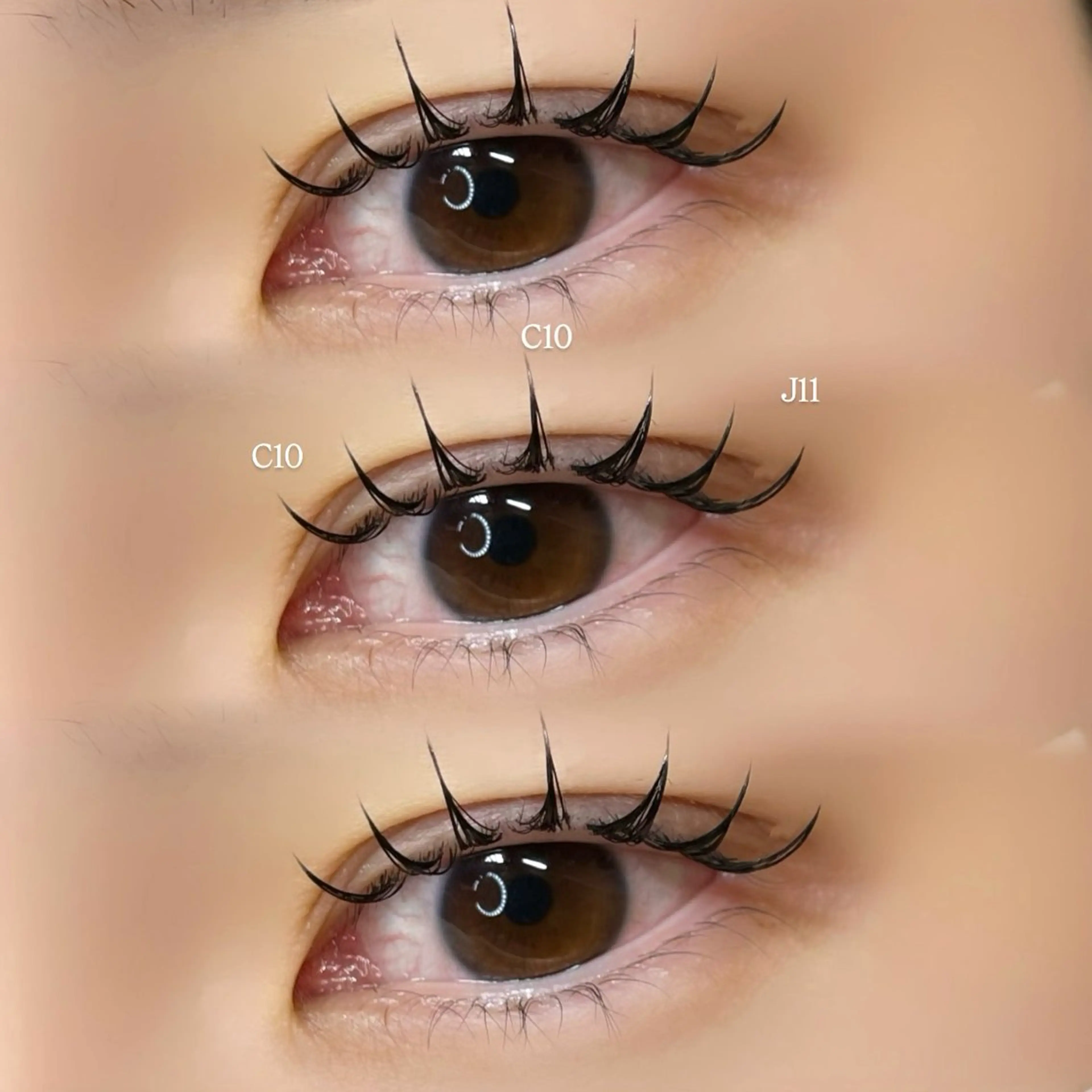 マツエク・マツパ マツエク Mell Yuuna ♡パリエク /束感のマツエク・マツパデザイン