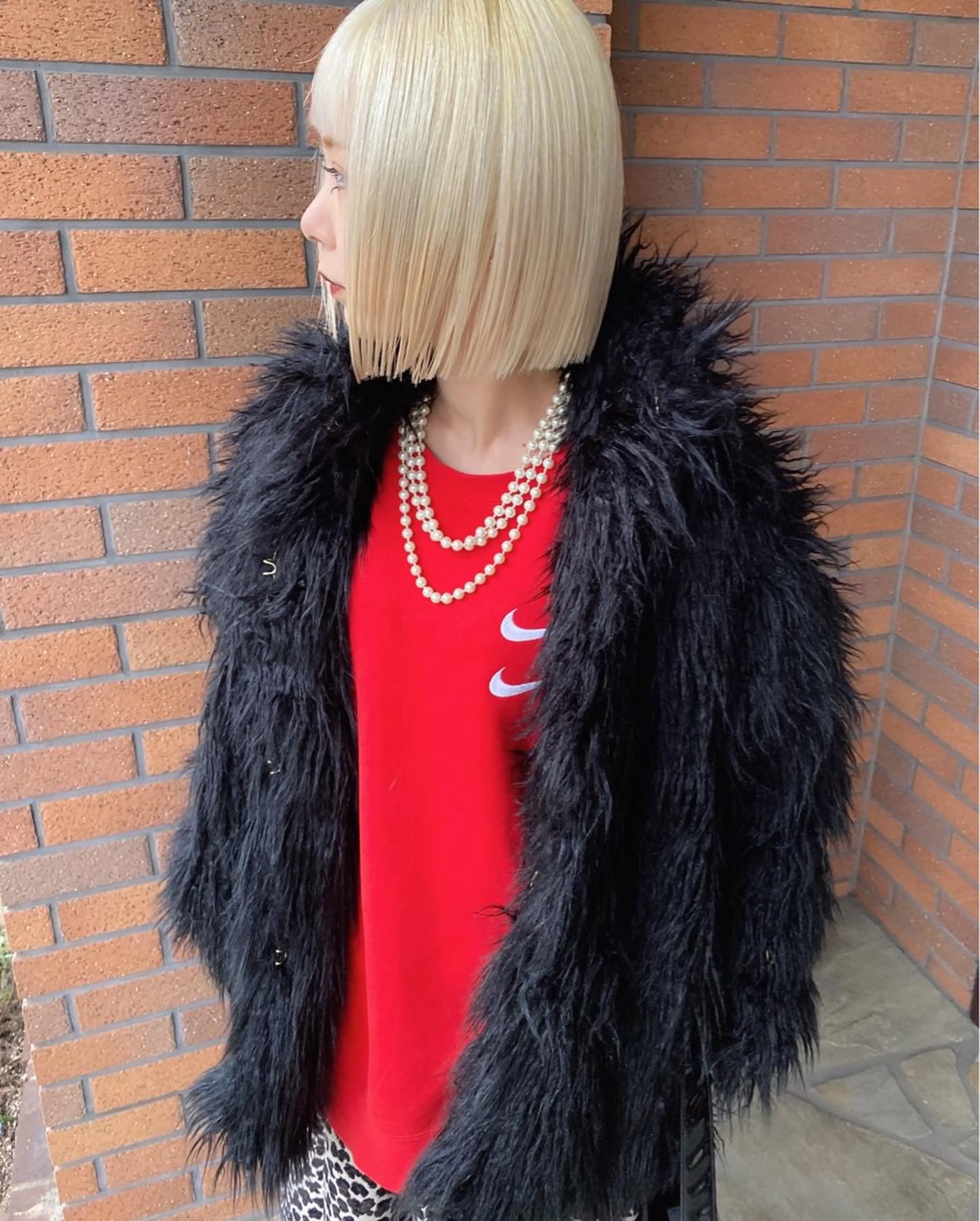 ショート カラー ヘアアレンジ 抜きっぱなしブロンド ブロンド カット ヘアカラー 広島/ボブ/レイヤー 🌿‬wakabaのヘアスタイル