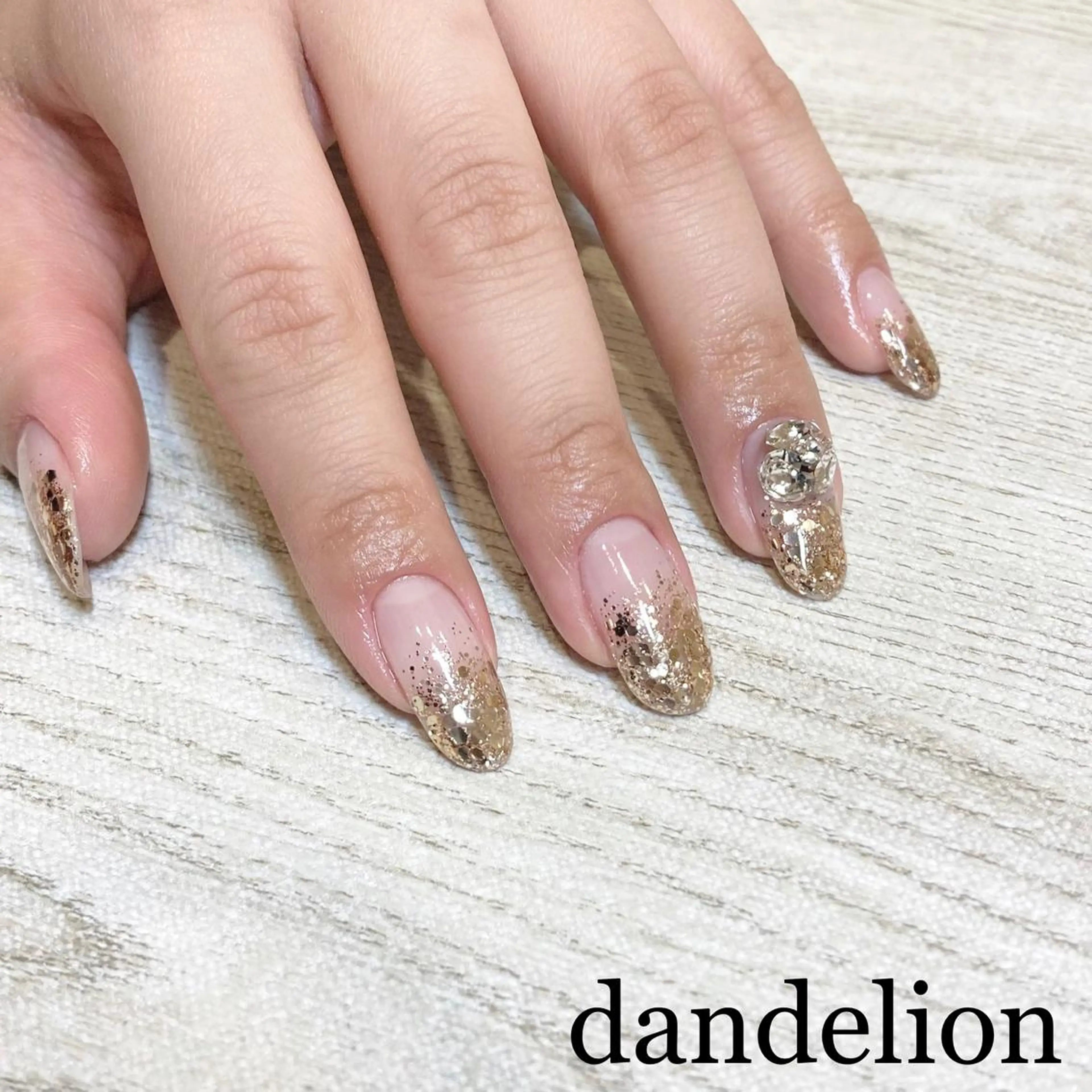 ネイル ハンドネイル ハンドケア dandelion ダンデライオンのネイルデザイン