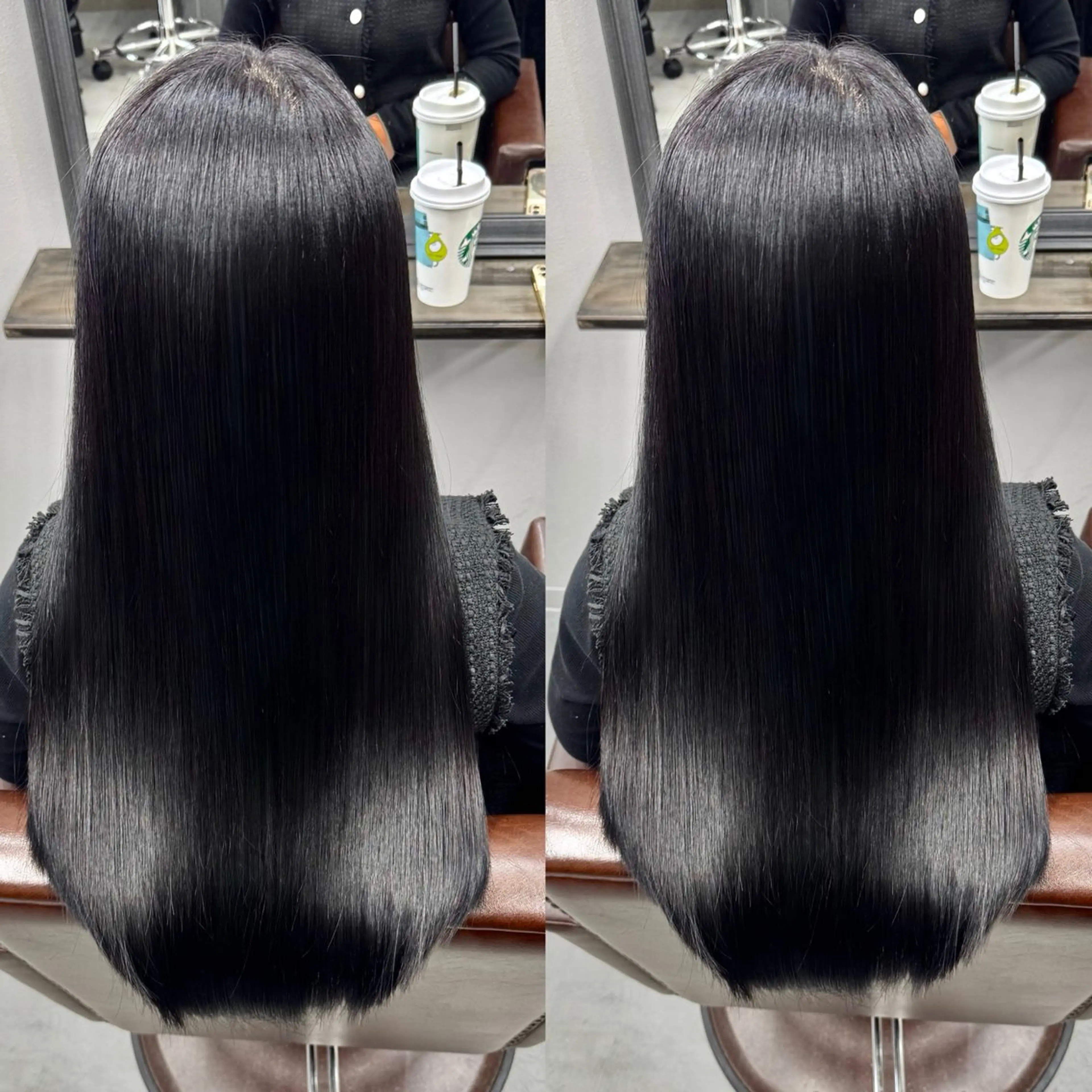 ロング XYZ所属・縮毛矯正/髪質改善 韓国風/MIKIYAのヘアスタイル