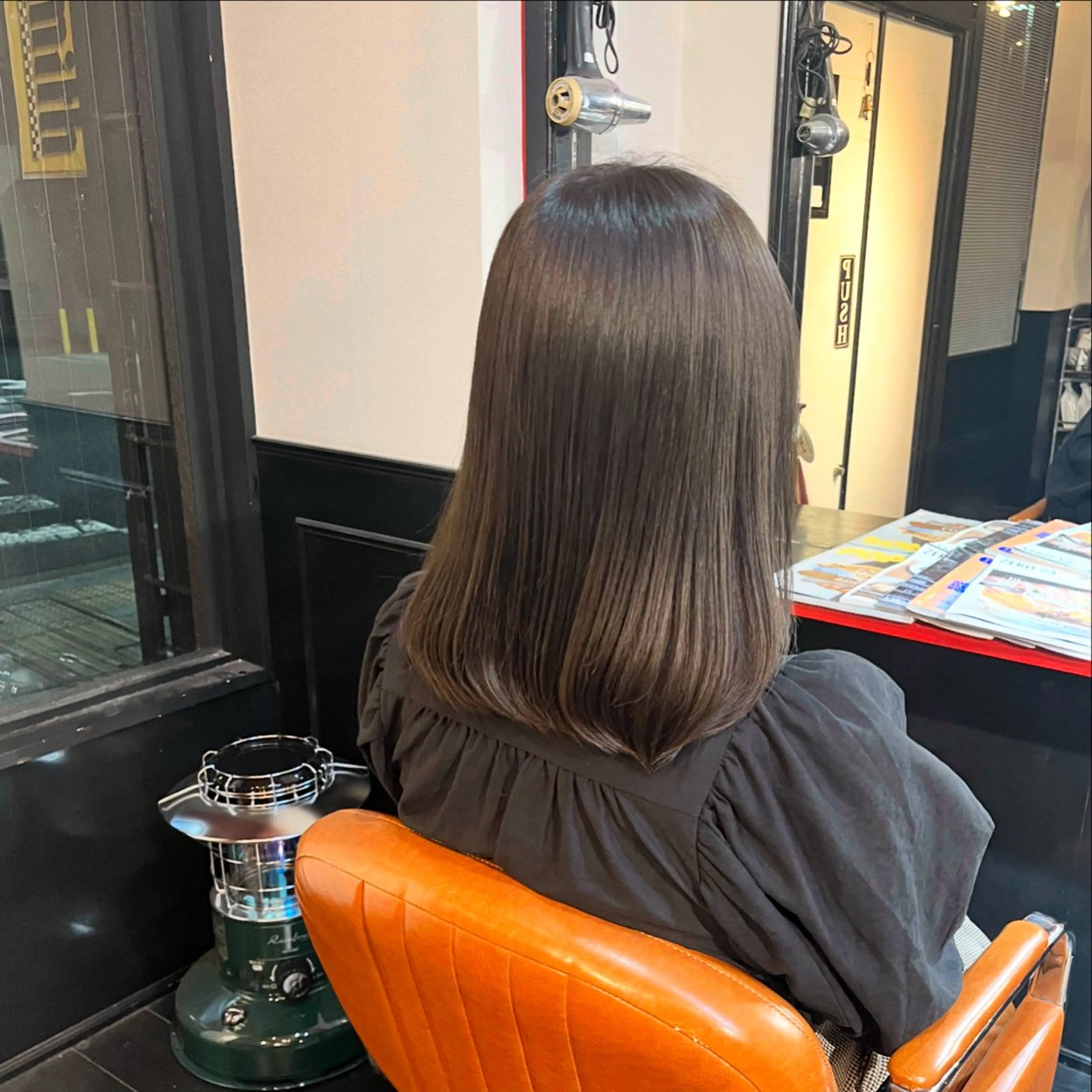 カラー 透明感カラー オレンジ ヘアカラー Hammer Smith所属・スズキ リコのヘアスタイル