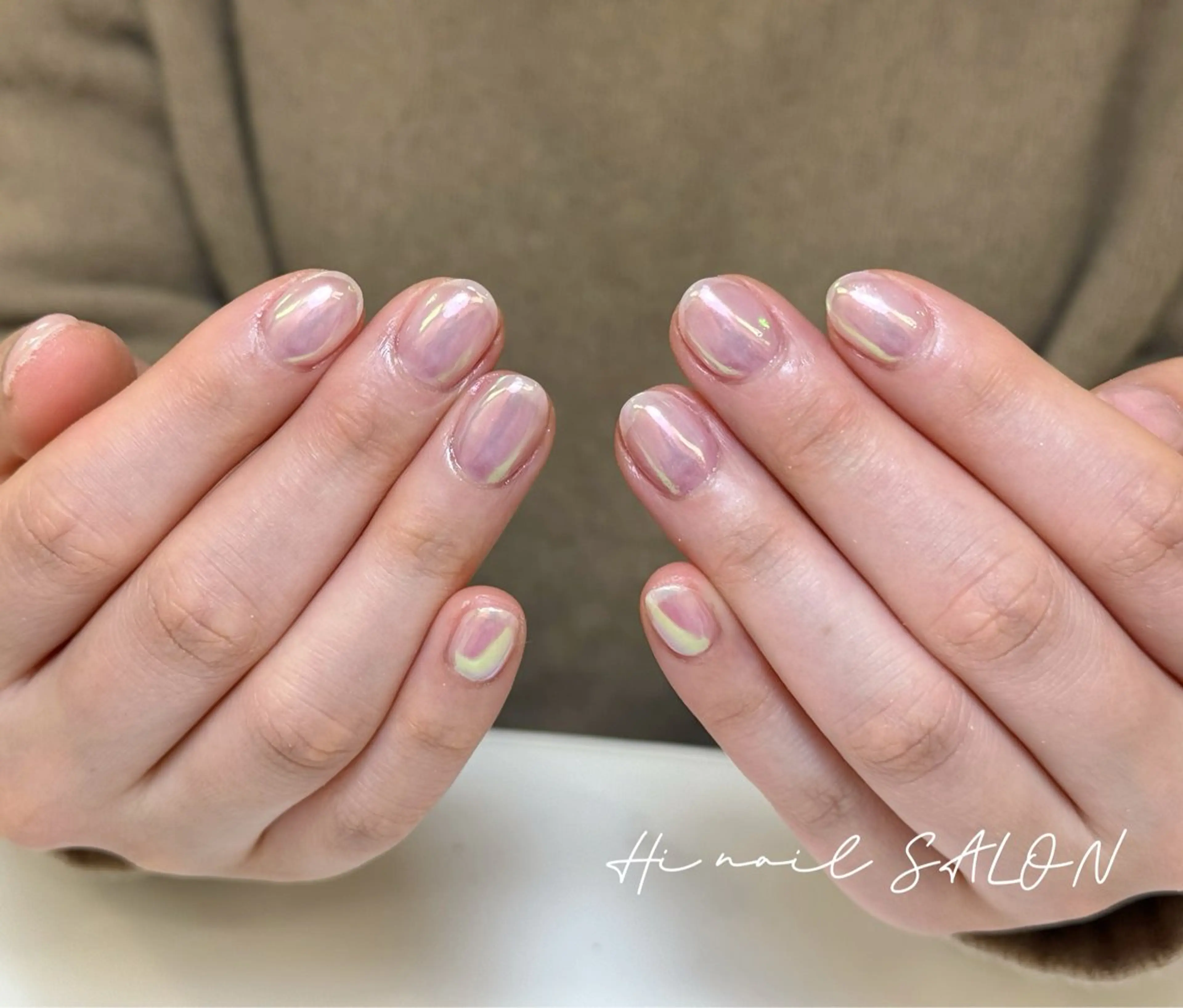 ネイル チークネイル フレンチネイル 韓国ネイル マグネットネイル 持ち込み ハンドネイル Hi nail🎀 池袋kozueのネイルデザイン