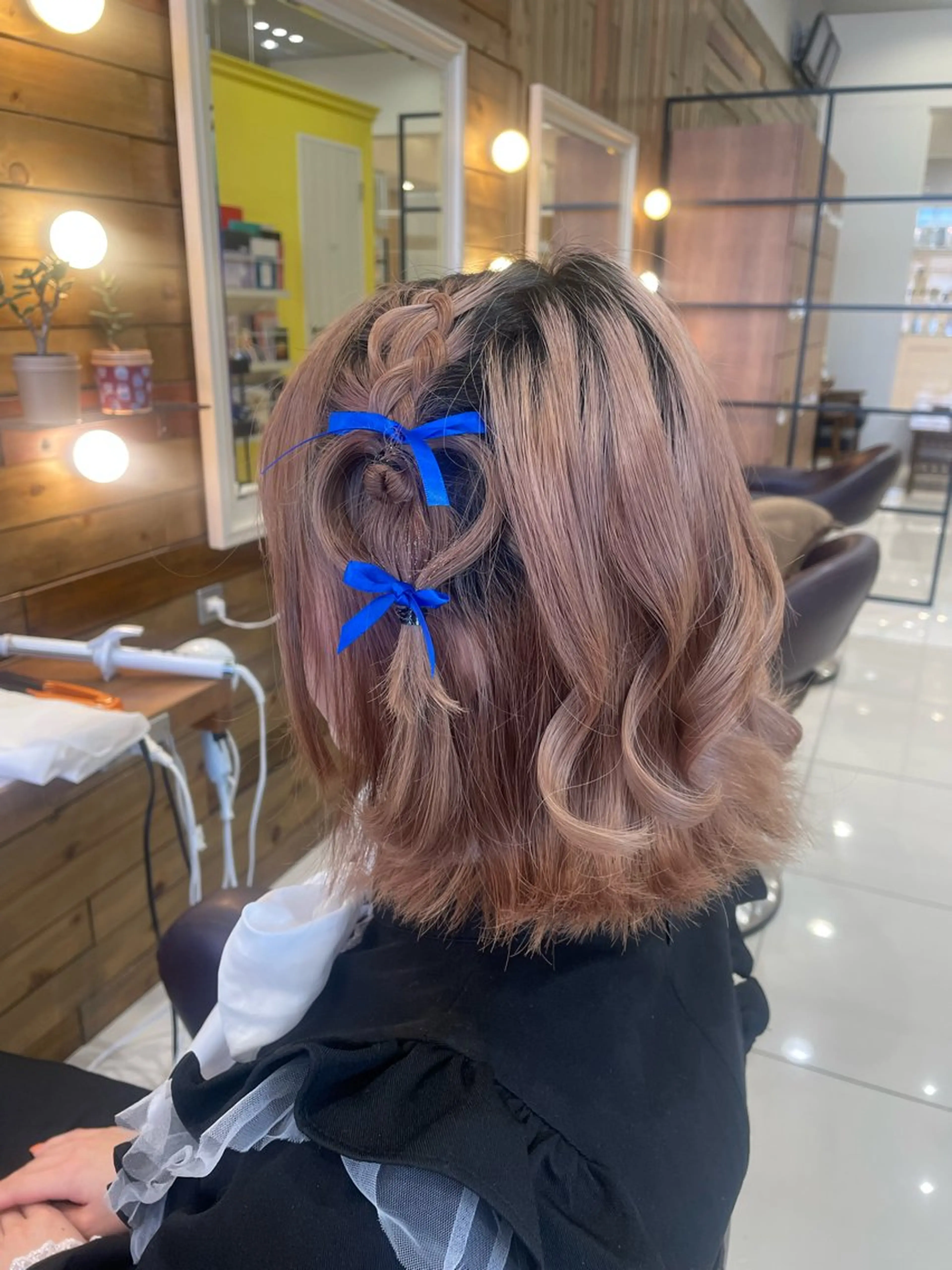 ヘアアレンジ ボブ なな /カラー/アレンジのヘアスタイル