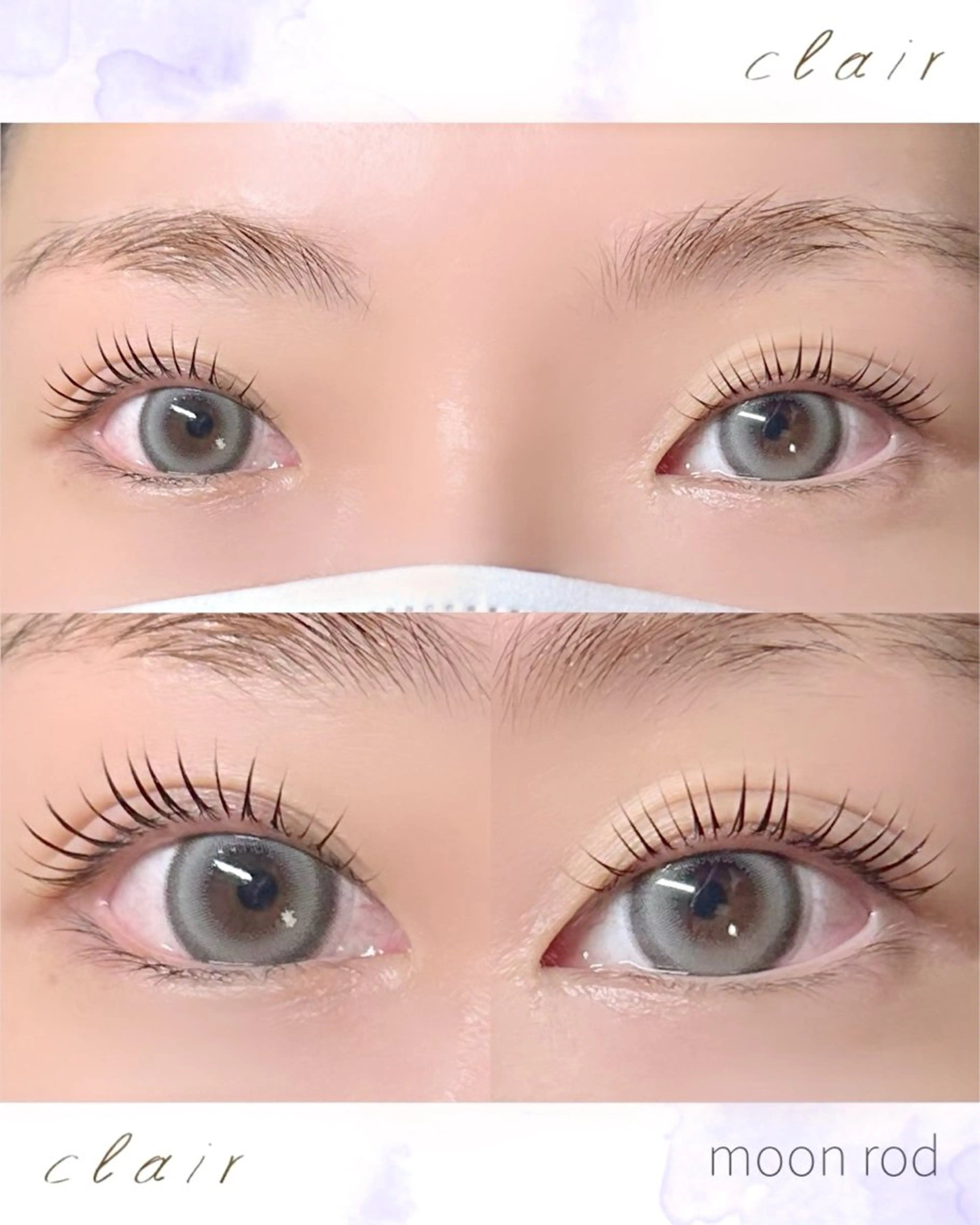 マツエク・マツパ ナチュラル マツパ claire BEAUTY SALON所属・若林 瞳華のマツエク・マツパデザイン