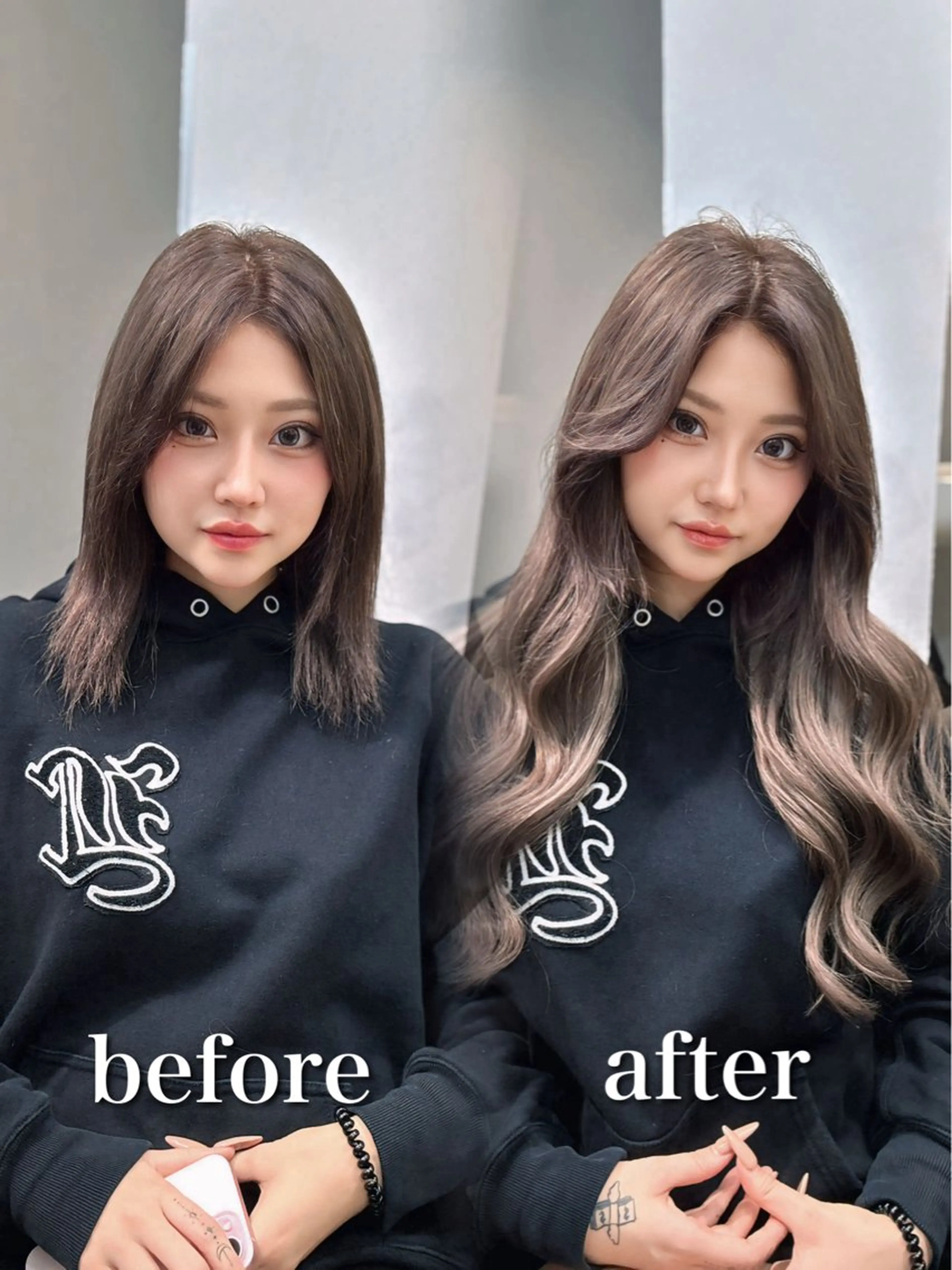 ロング カット ヘアカラー エクステ エクステの神様 ▫️原島ユウヤ▫️のヘアスタイル