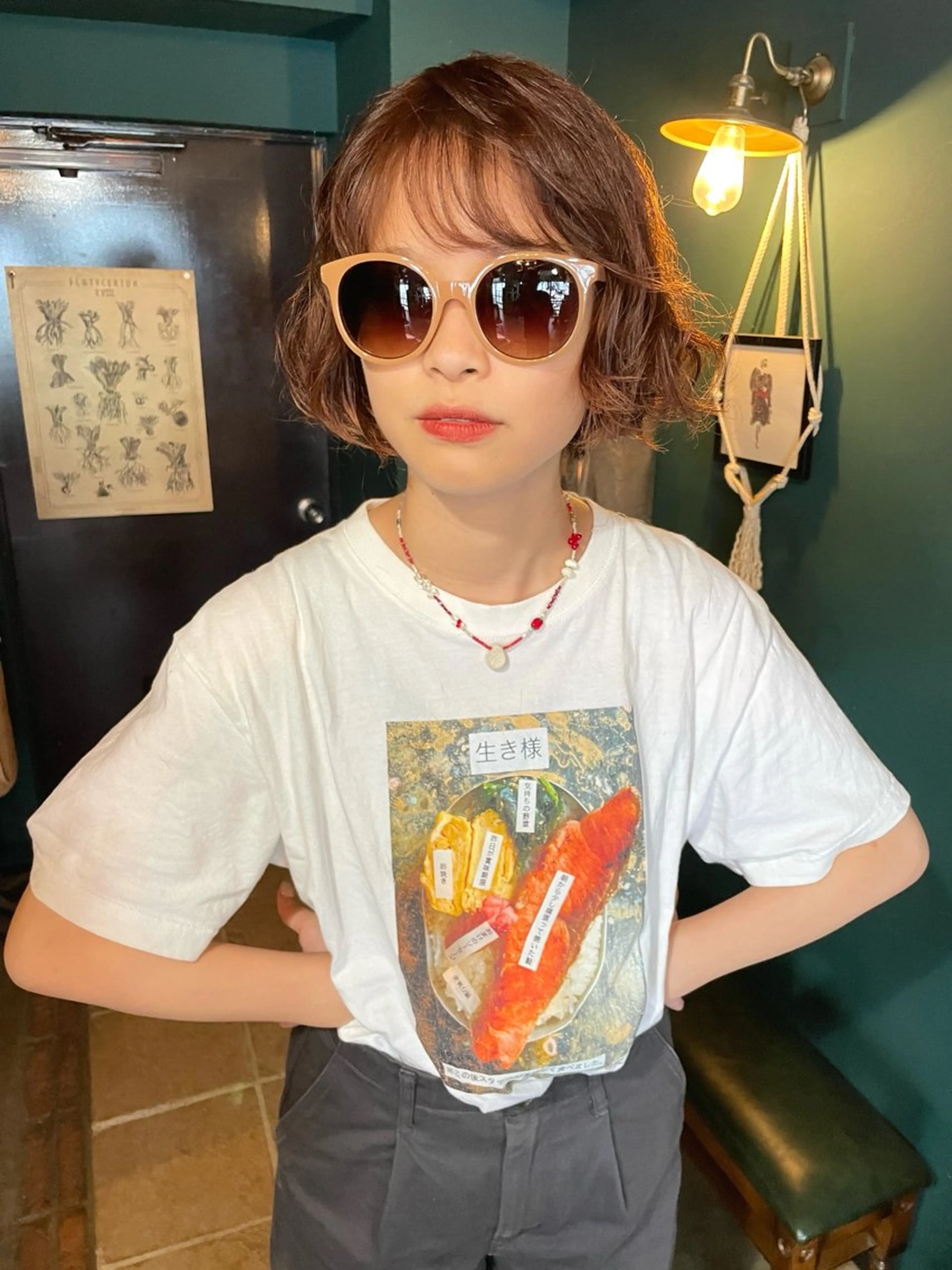 ミディアム カット パーマ トリートメント vivre libre所属・vivre libreのヘアスタイル