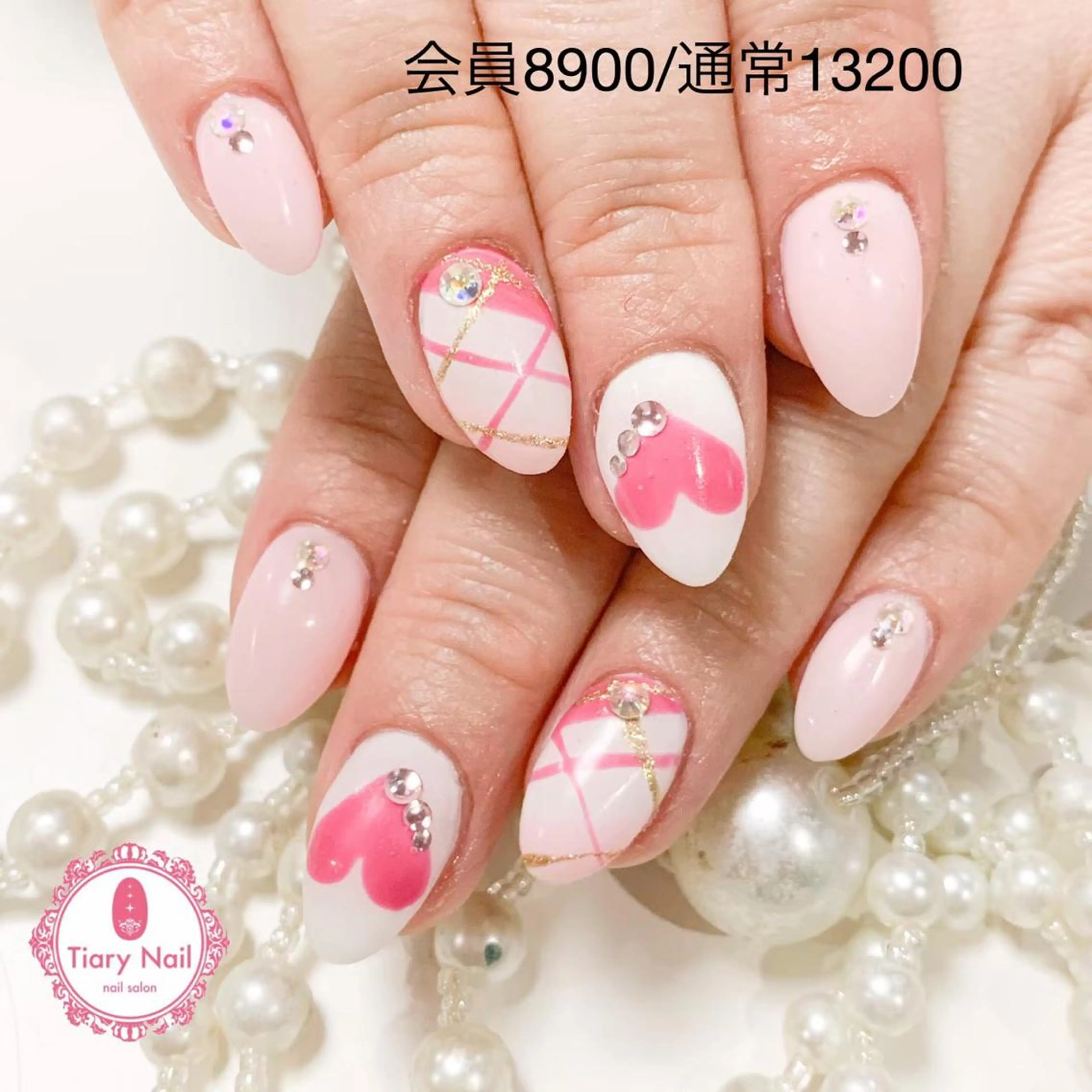 ネイル 💗🪽Tiary Nail🪽💗のネイルデザイン
