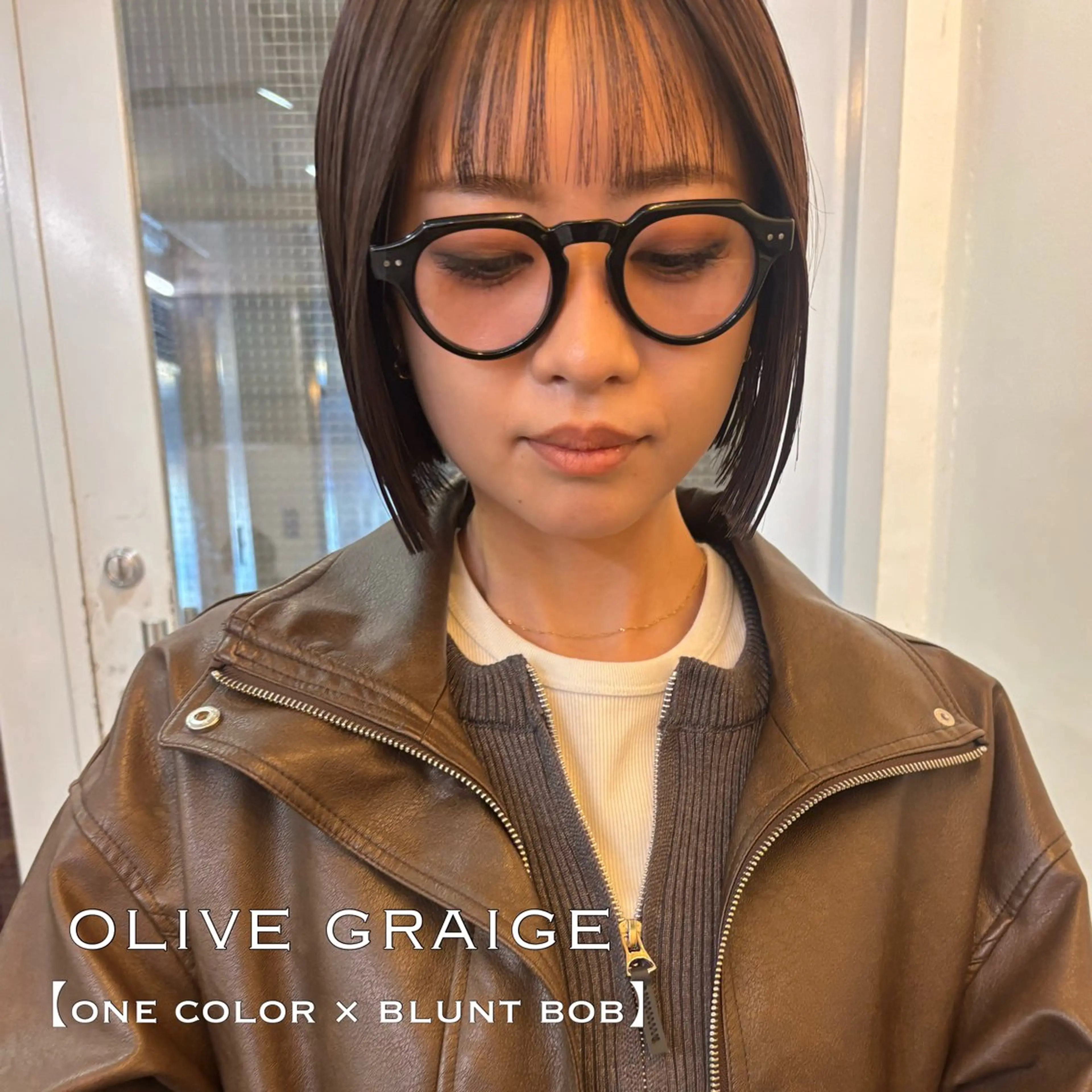 ミディアム カラー カット ヘアカラー ⌇🌹透明感カラー ᴍᴇɢᴜᴍɪ ⌇のヘアスタイル