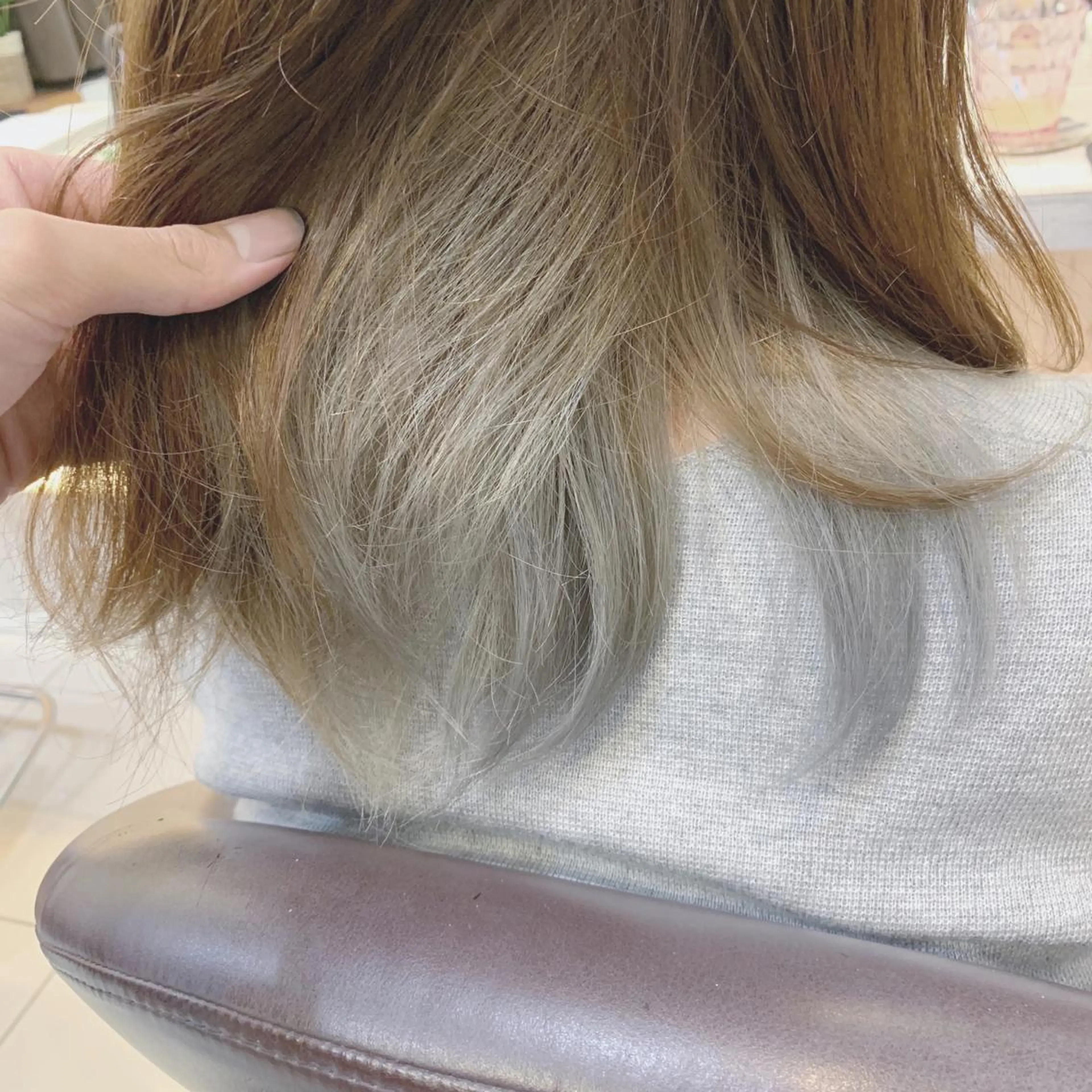 カラー SAKURA 原宿所属・なかの たくみのヘアスタイル
