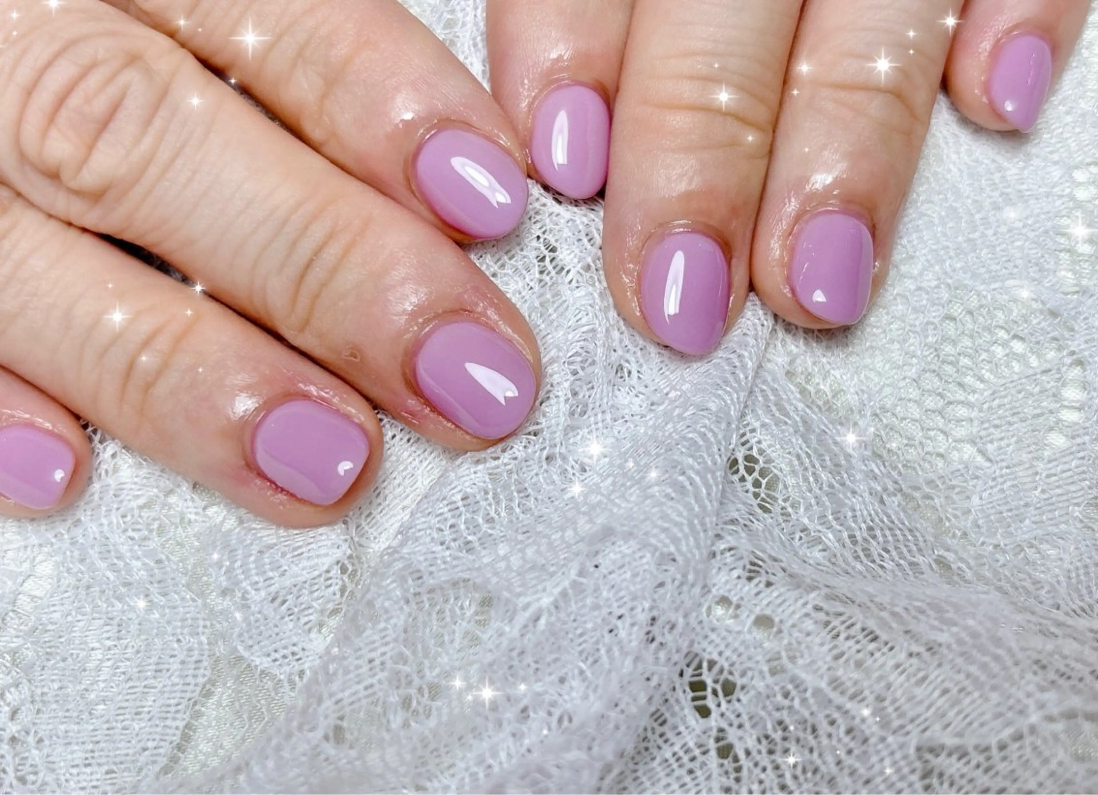 ネイル ピンク ハンドネイル FLARE NAIL フレアネイルのネイルデザイン