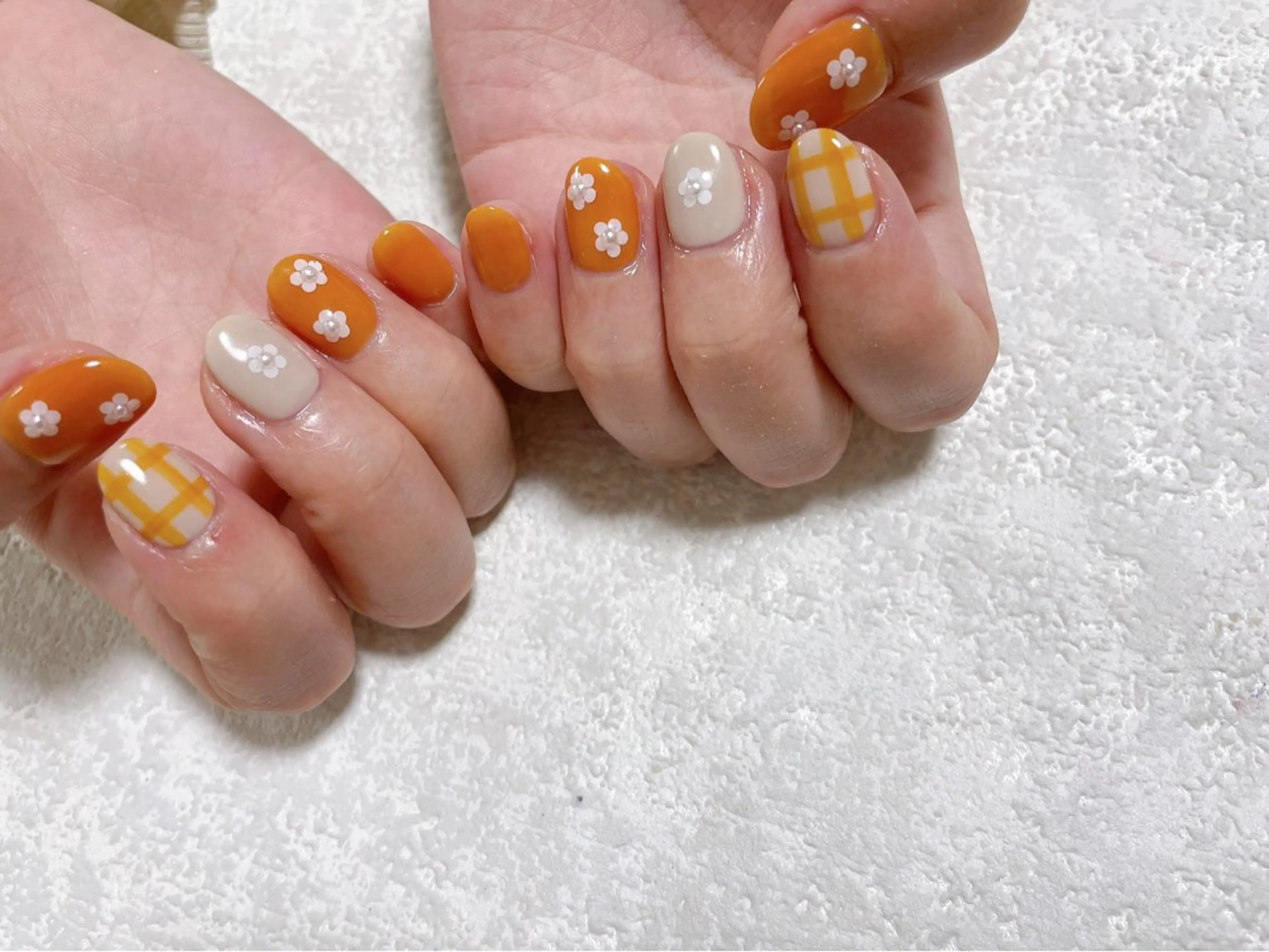 ネイル ジェルネイル メンズネイル パラジェル 春ネイル ワンホンネイル kiki nail たまプラーザのネイルデザイン