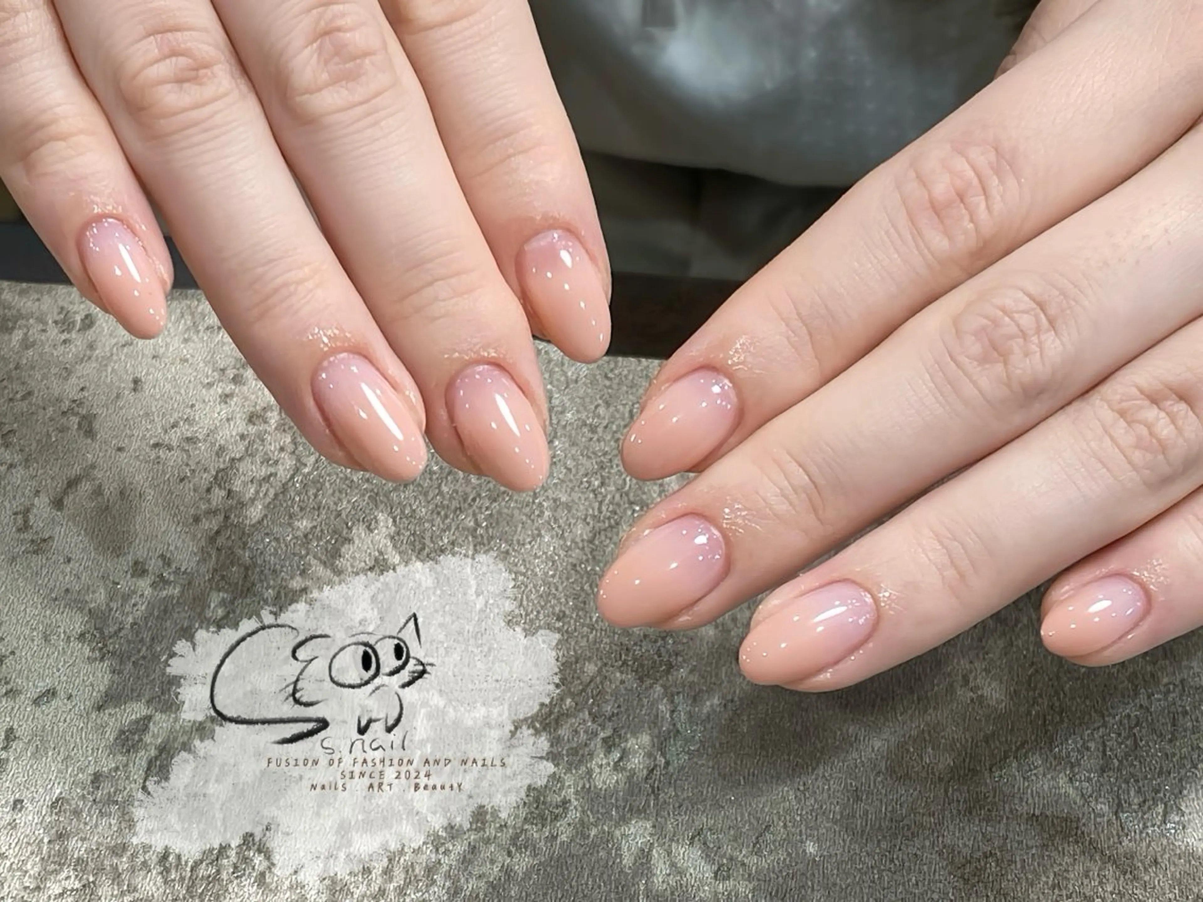 ネイル チークネイル フレンチネイル グラデーション マグネットネイル ワンカラーネイル ハンドネイル S.nail所属・S.nail _のネイルデザイン