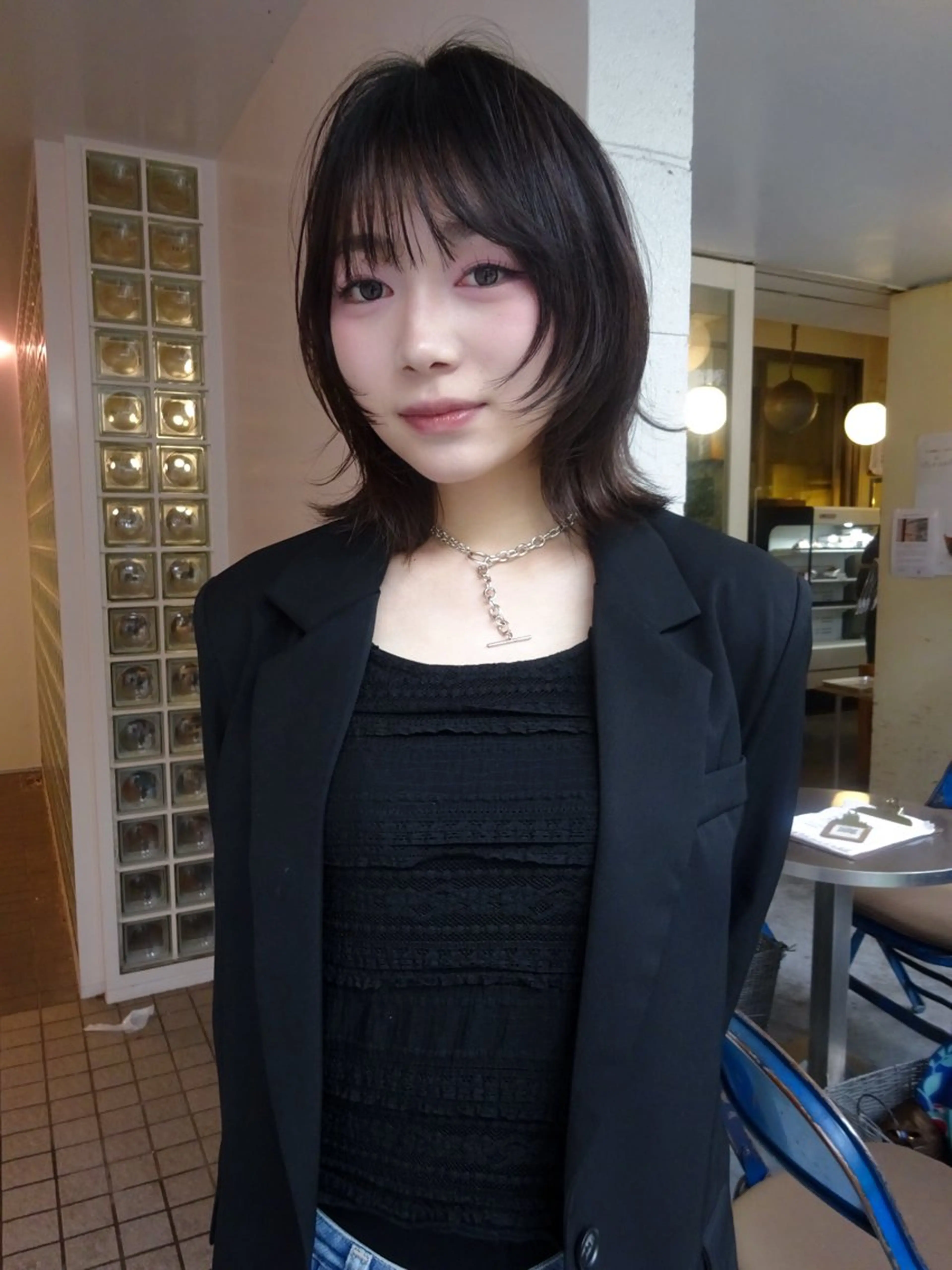 ミディアム カラー カット ヘアカラー ボブ/似合わせ レイヤーcocomoのヘアスタイル