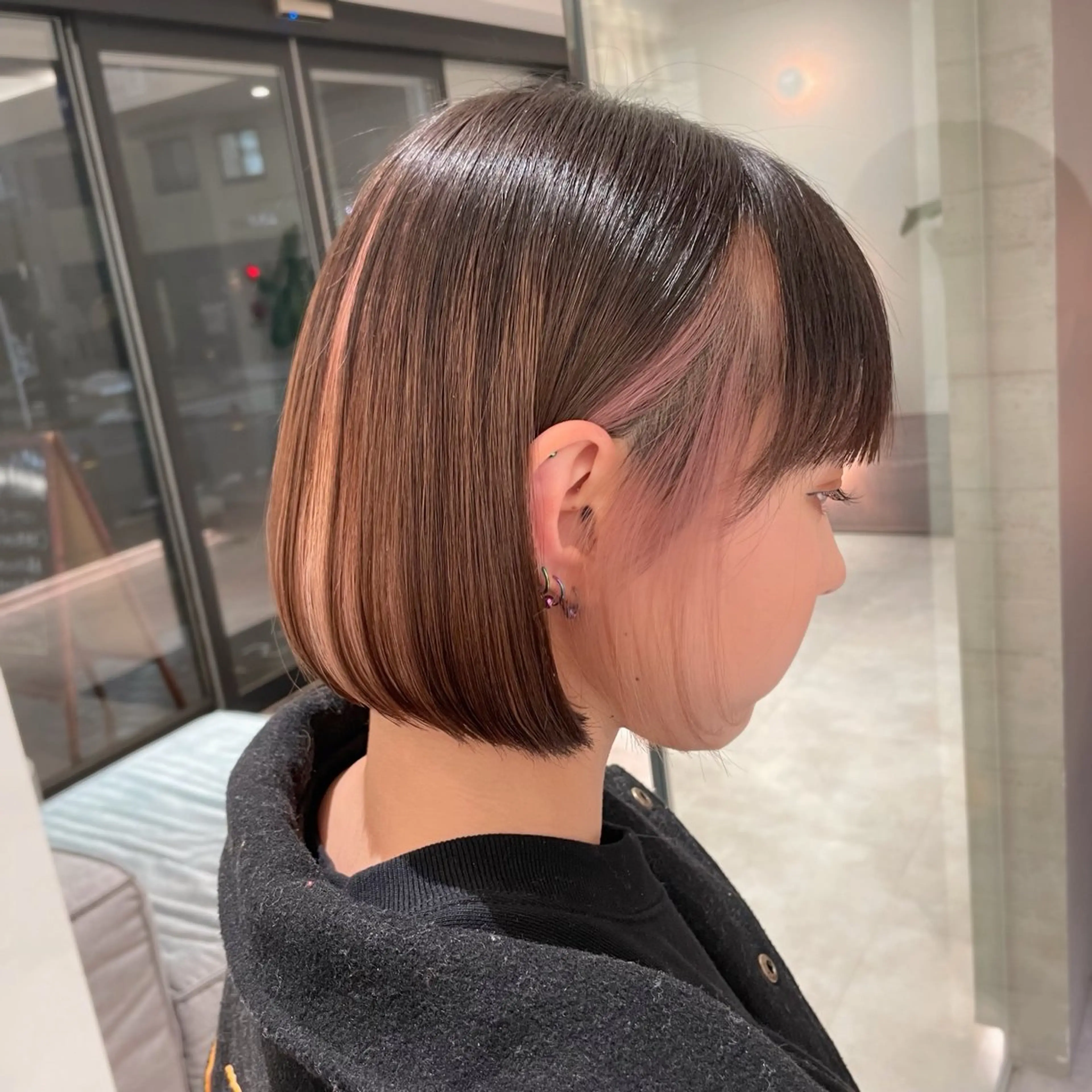 ショート ヘアアレンジ ボブ .⋆⟡💖 Marin💖⟡⋆.のヘアスタイル