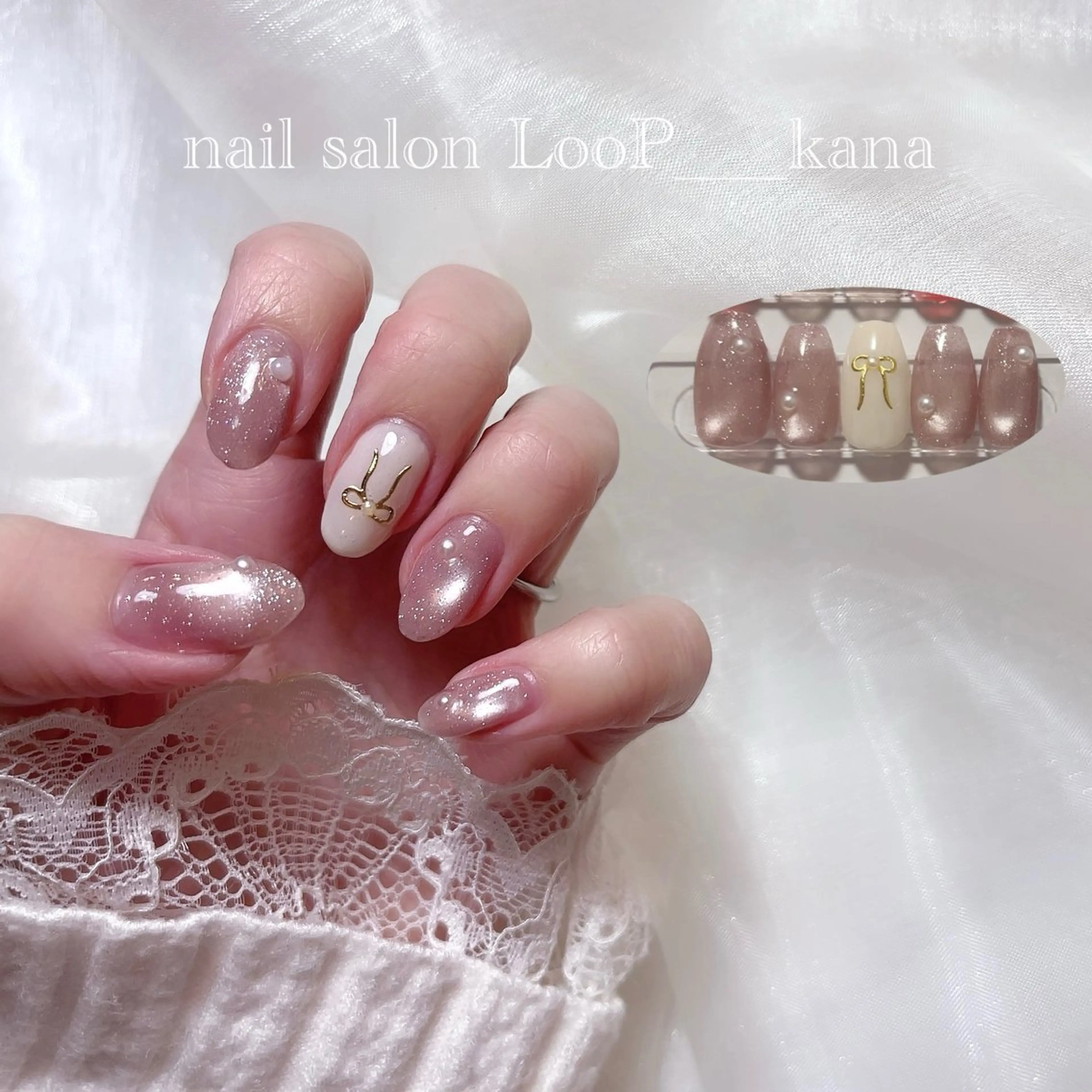ネイル ハンドネイル ネイルモデル募集中 LooP-kanaのネイルデザイン