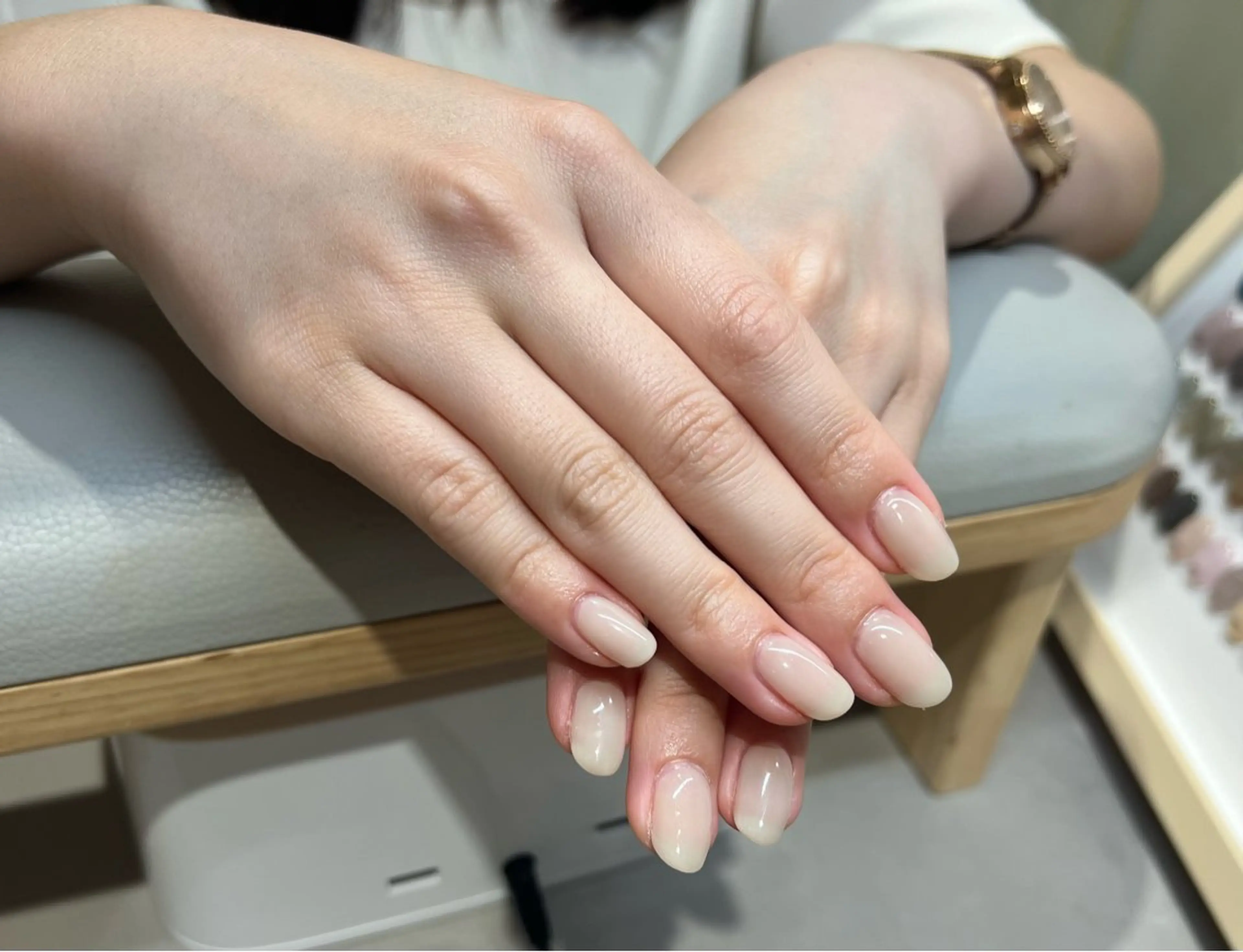 ネイル ワンカラーネイル ＆robe銀座 🪽tsuki🪽のネイルデザイン