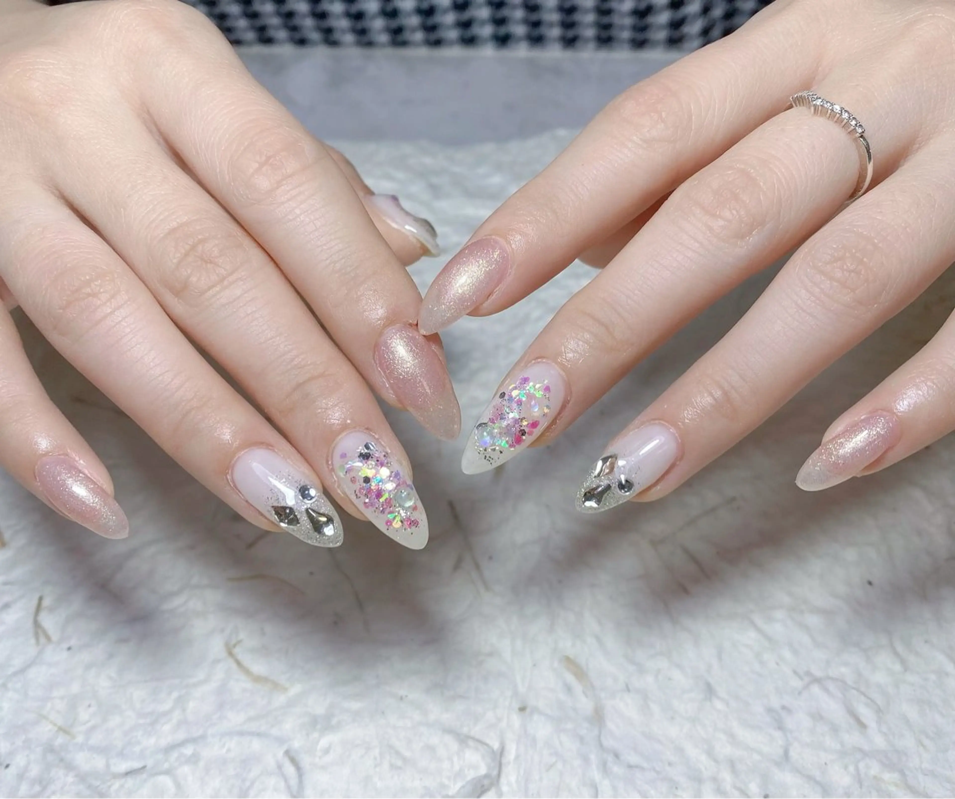 ネイル アートネイル フレンチネイル ジェルネイル グラデーション 韓国ネイル Nail Salon kihi大塚店のネイルデザイン