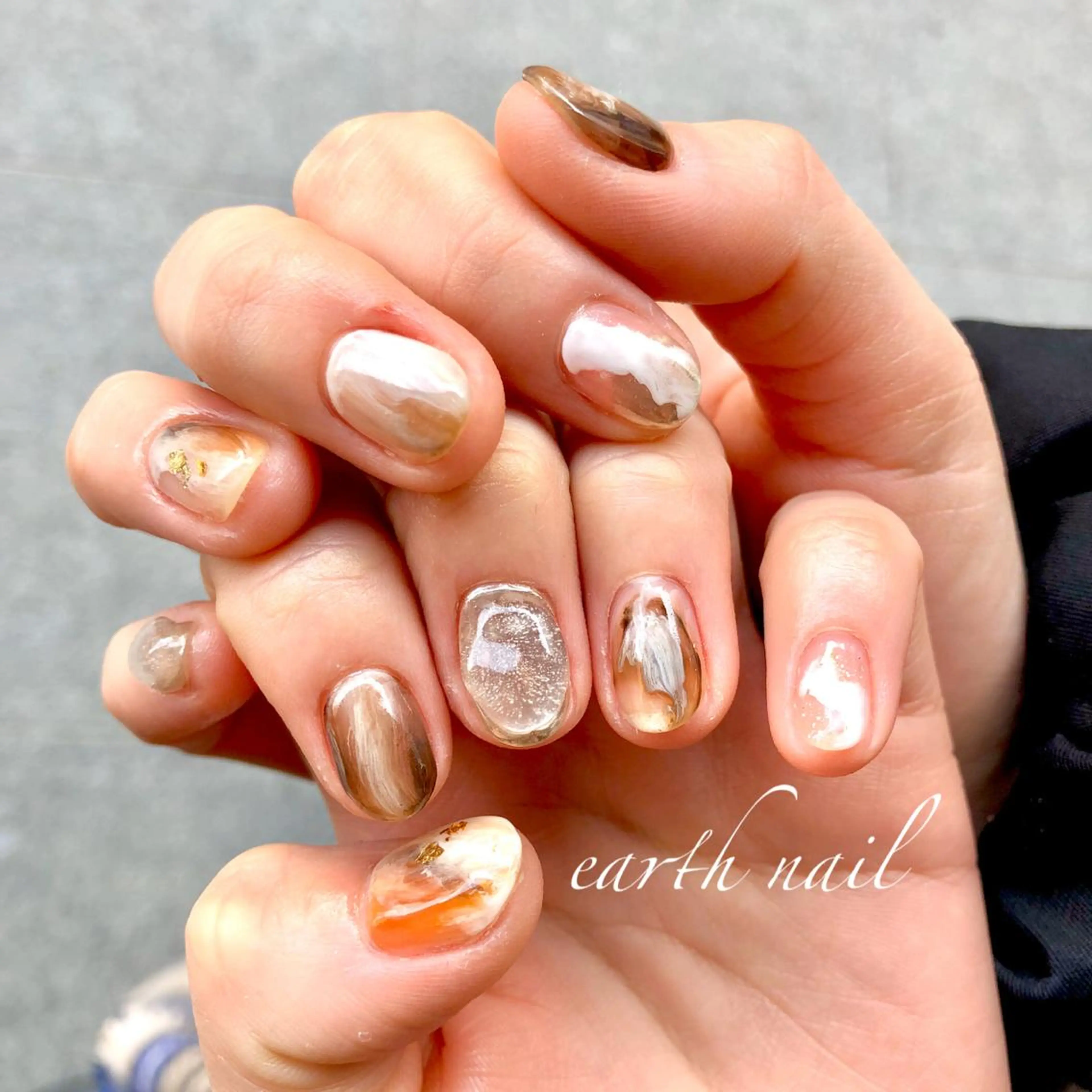 ネイル ハンドネイル 🧁🥕 asukaのネイルデザイン