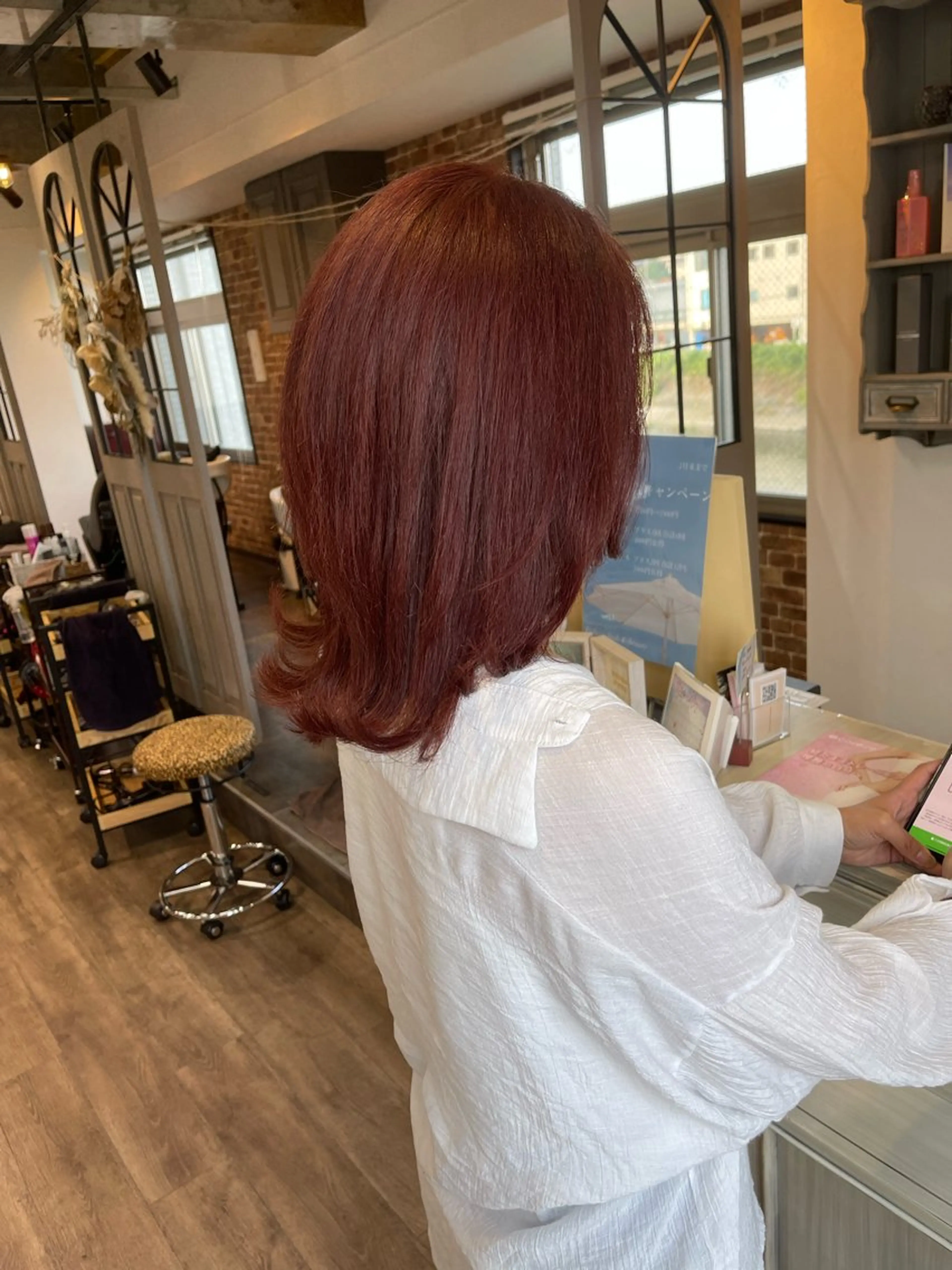 セミロング カラー ヘアカラー Felice Erikaのヘアスタイル