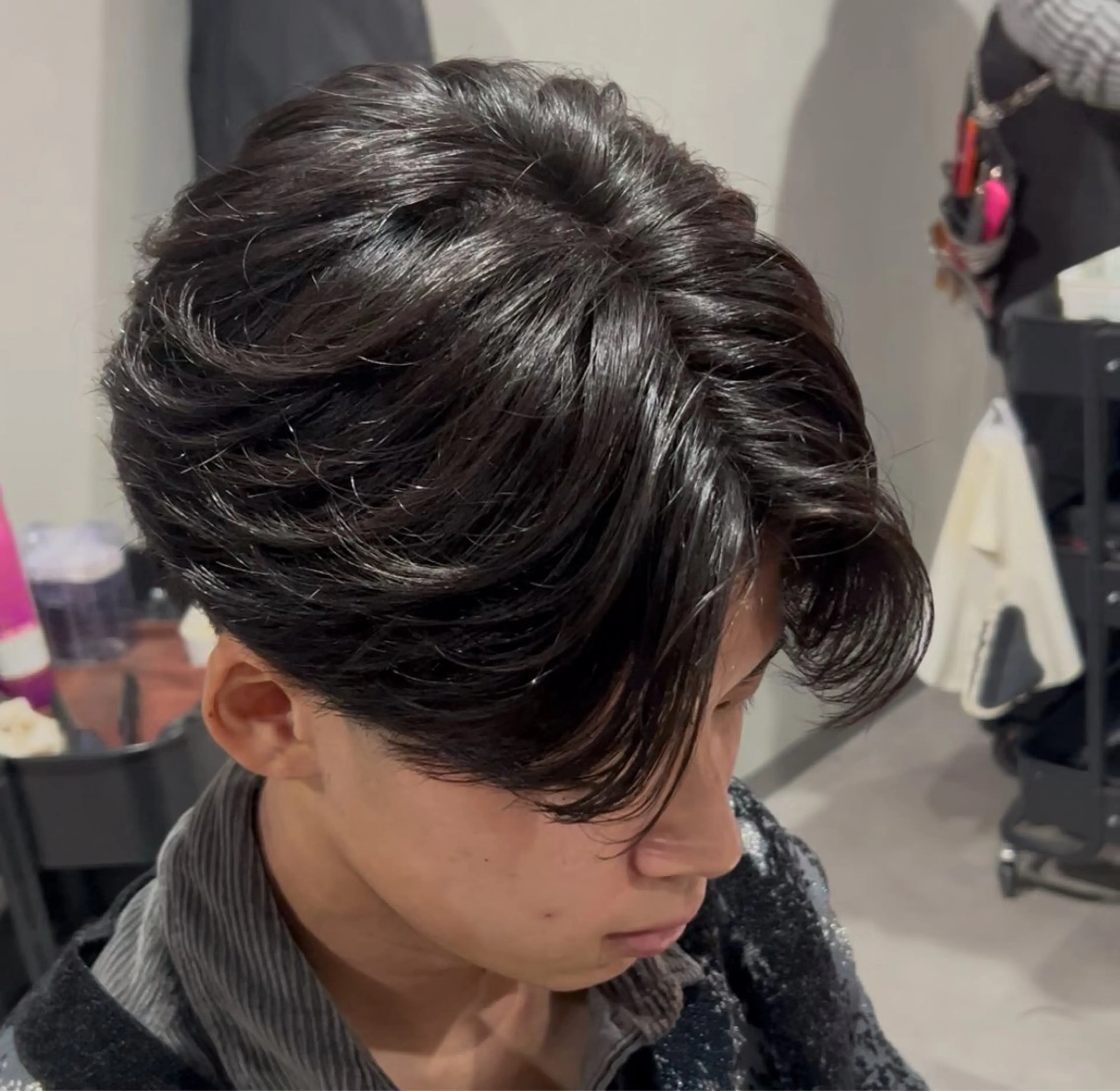 カット(髪型自由)＋フェード＋パーマ【メンズ/柏】の写真