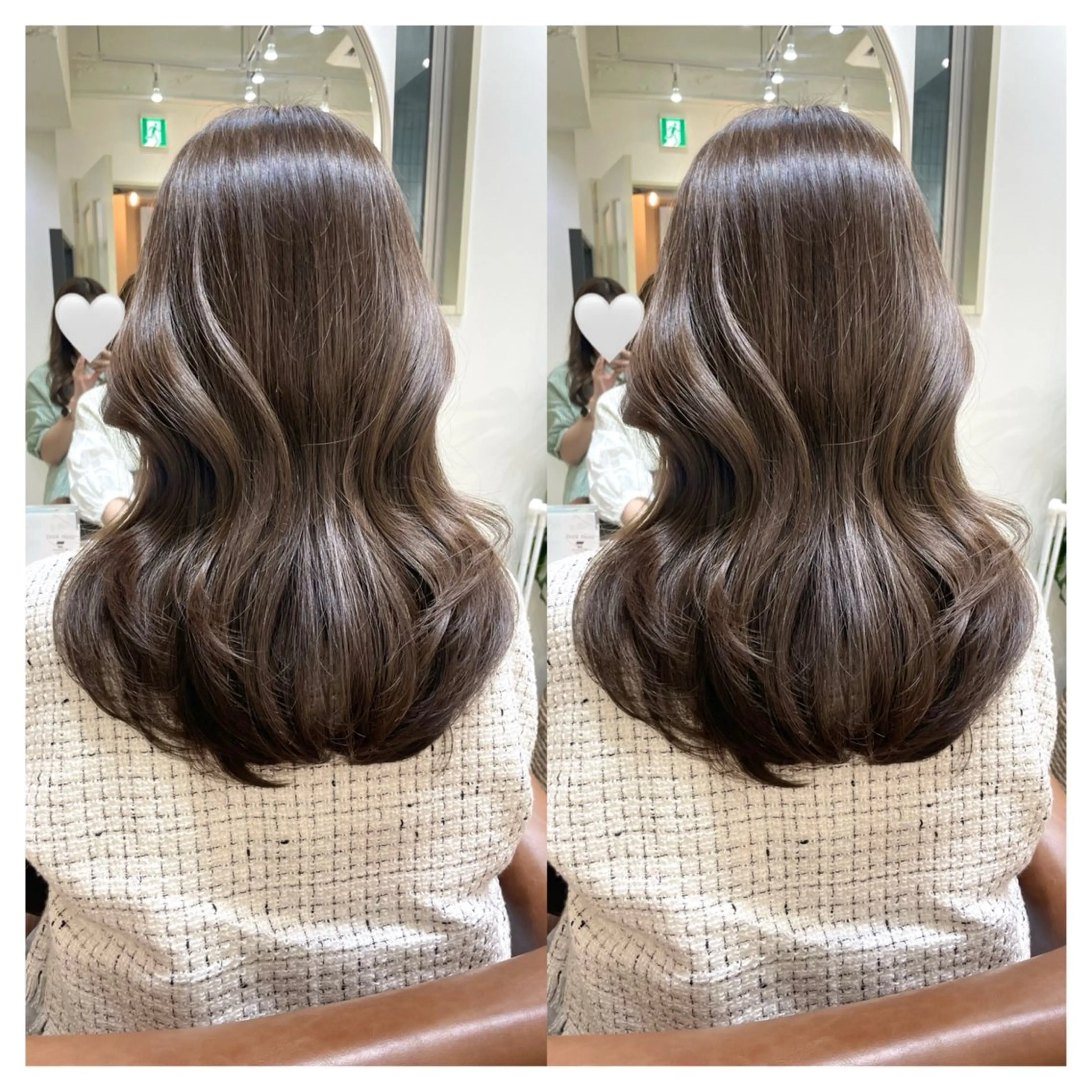 【しっとりケア🫧】カット+透明感カラー+TOKIOトリートメントの写真