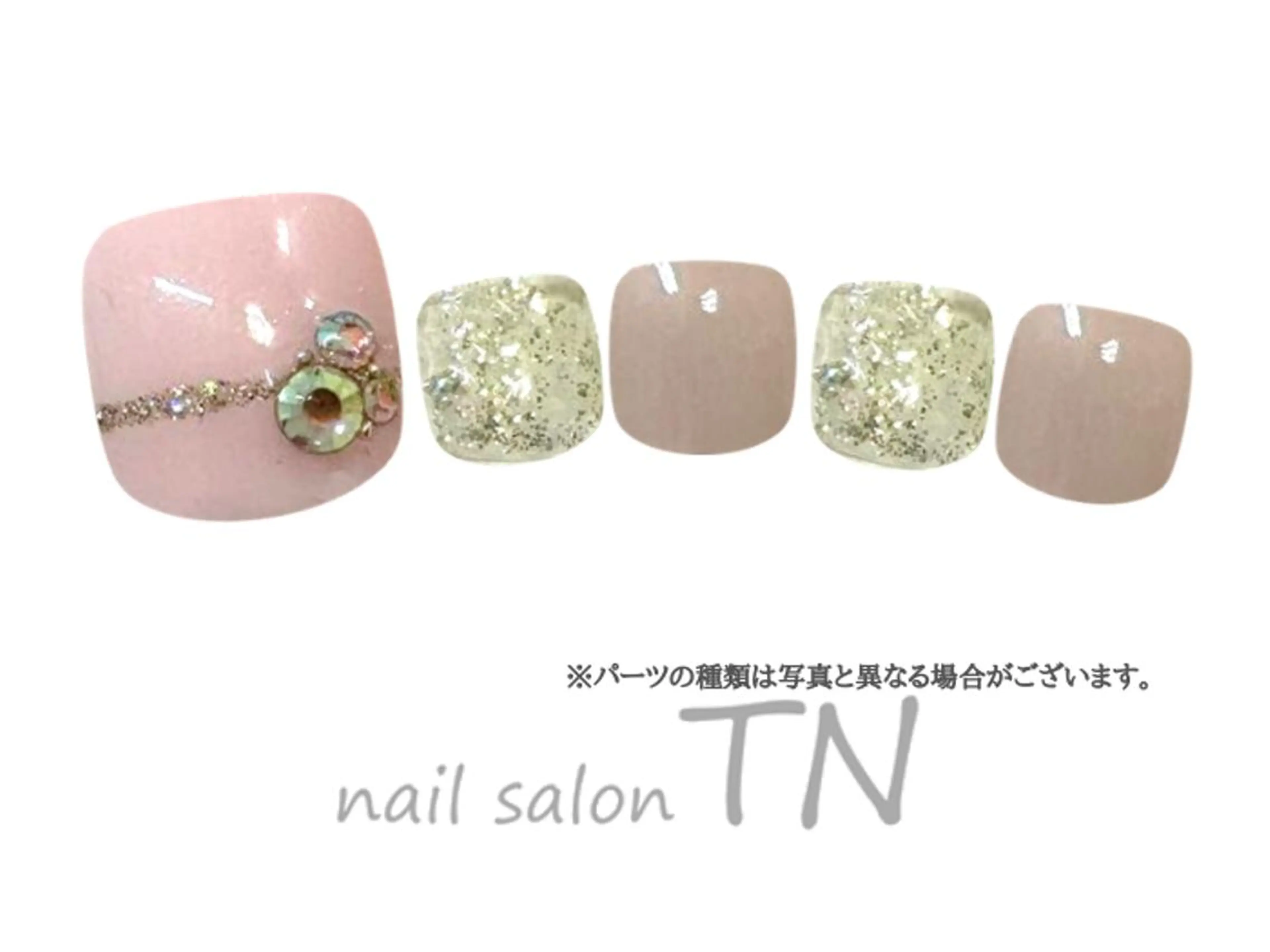 ネイル フットネイル 中島 実穂のネイルデザイン