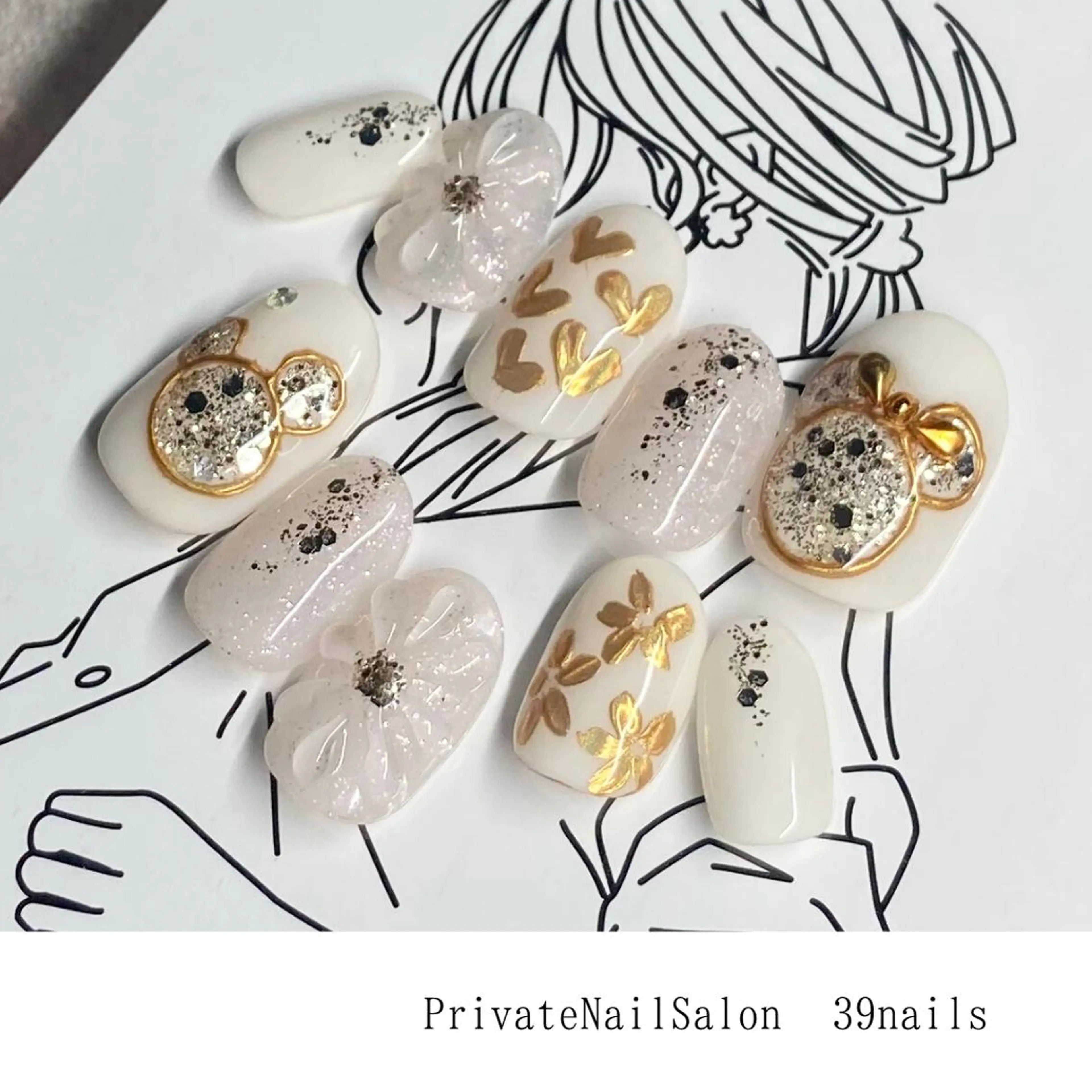 ネイル 39-nails EharaMikuのネイルデザイン