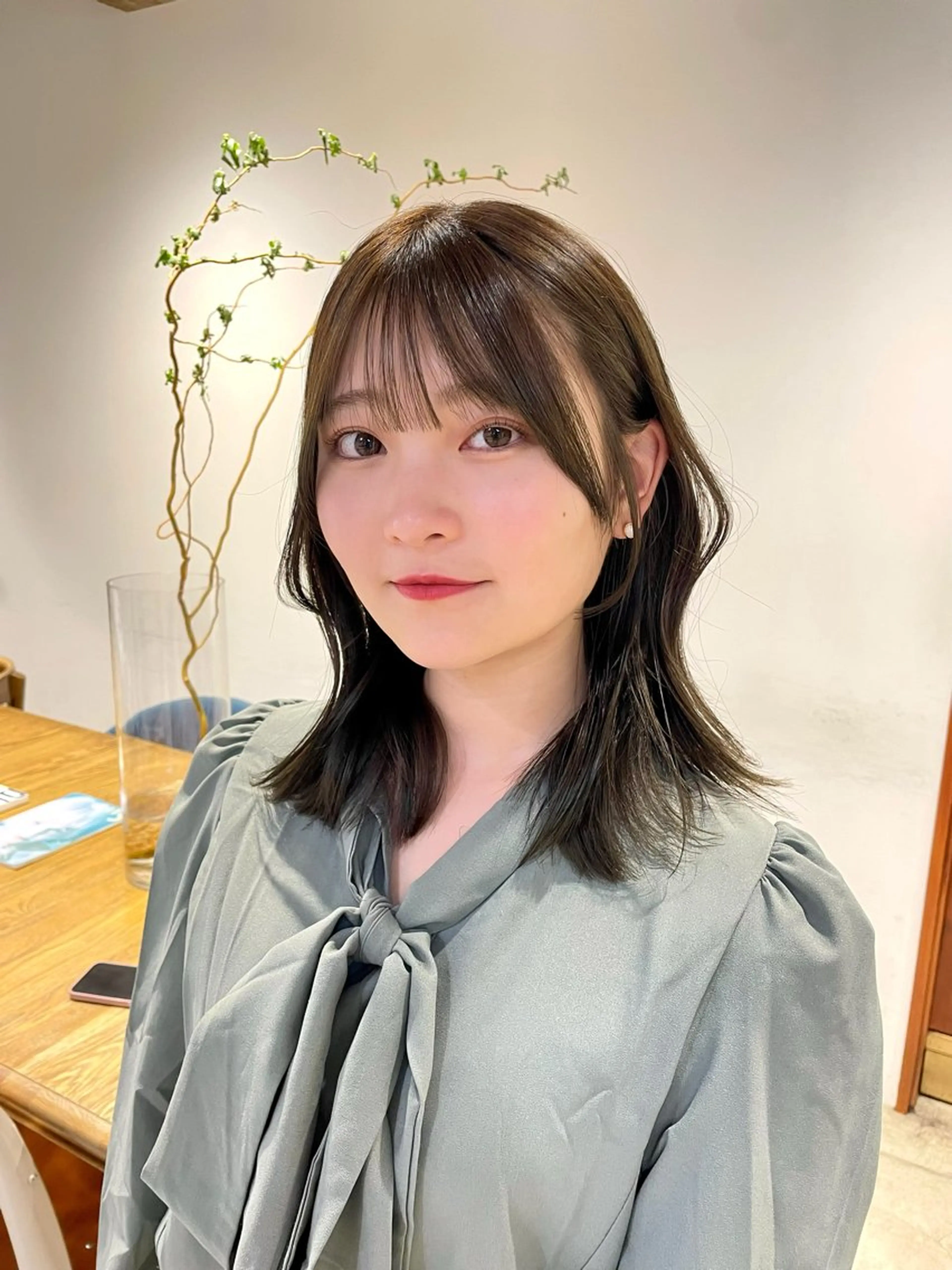 セミロング カラー ユウナ🎀レイヤー/ 暖色カラーのヘアスタイル