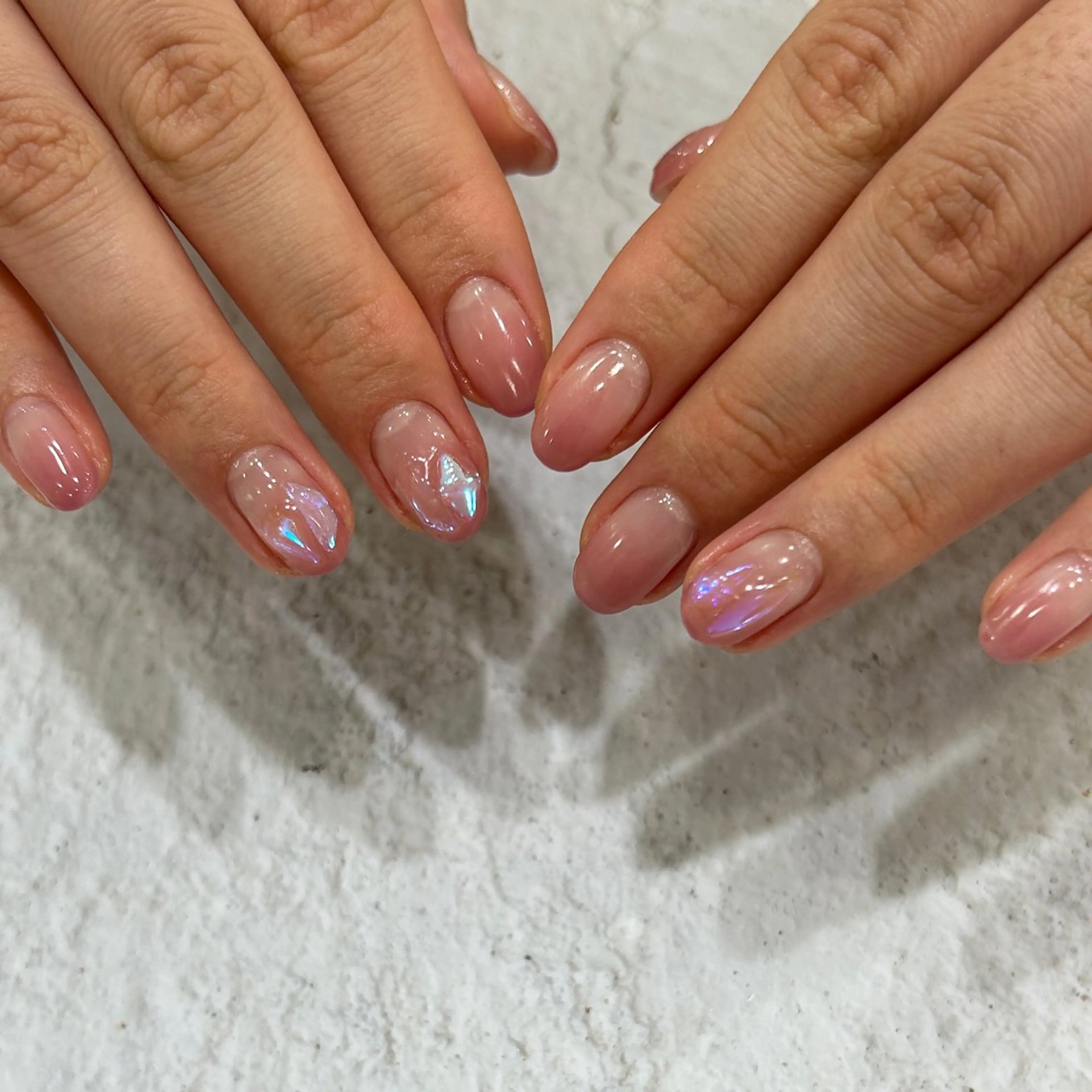 ネイル 氷ネイル・うるうるネイル MIRUS町田店 ♡ maiのネイルデザイン