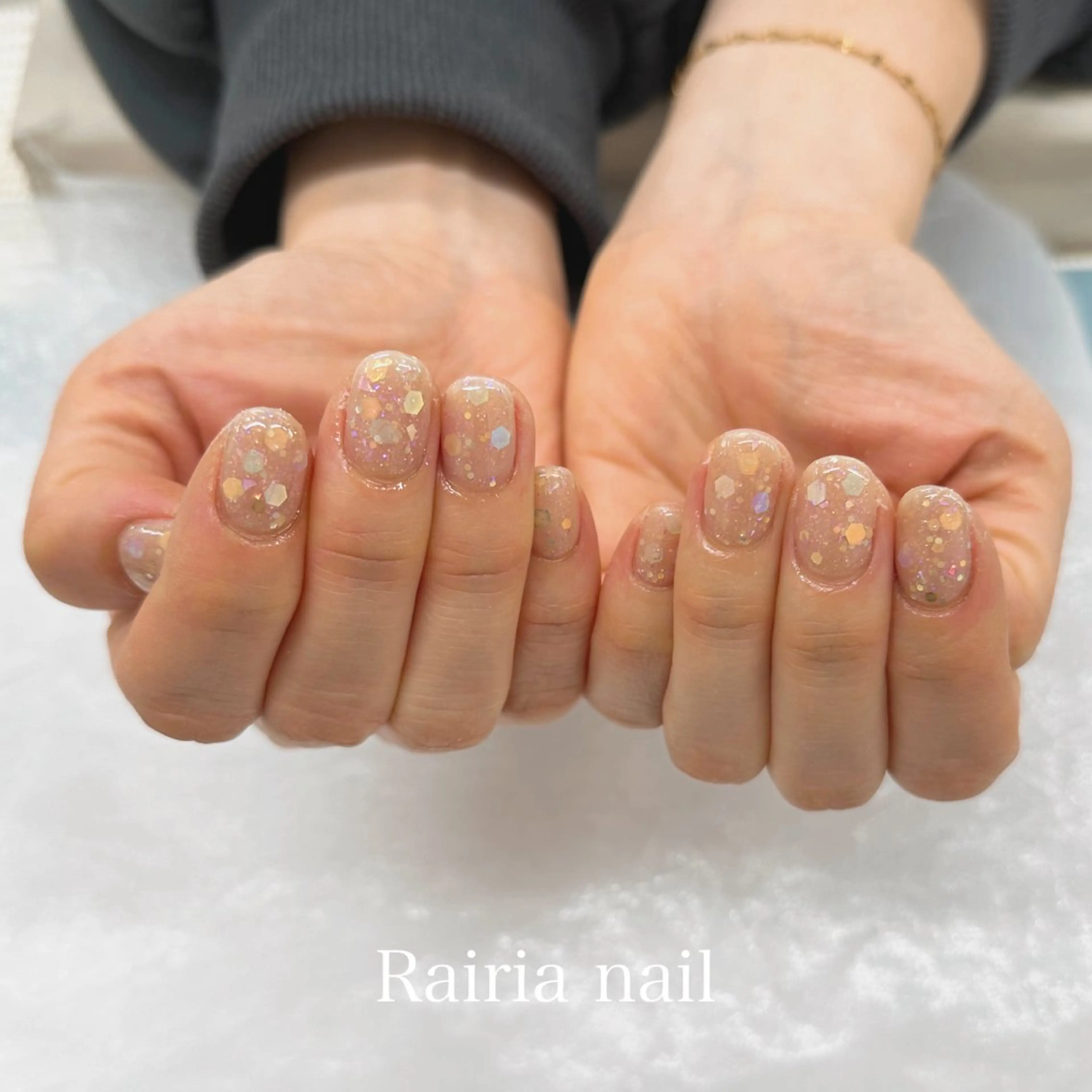 ネイル アートネイル ジェルネイル マグネットネイル マグネットワンカラー ワンカラーネイル Rairianail 川越店 山口のネイルデザイン