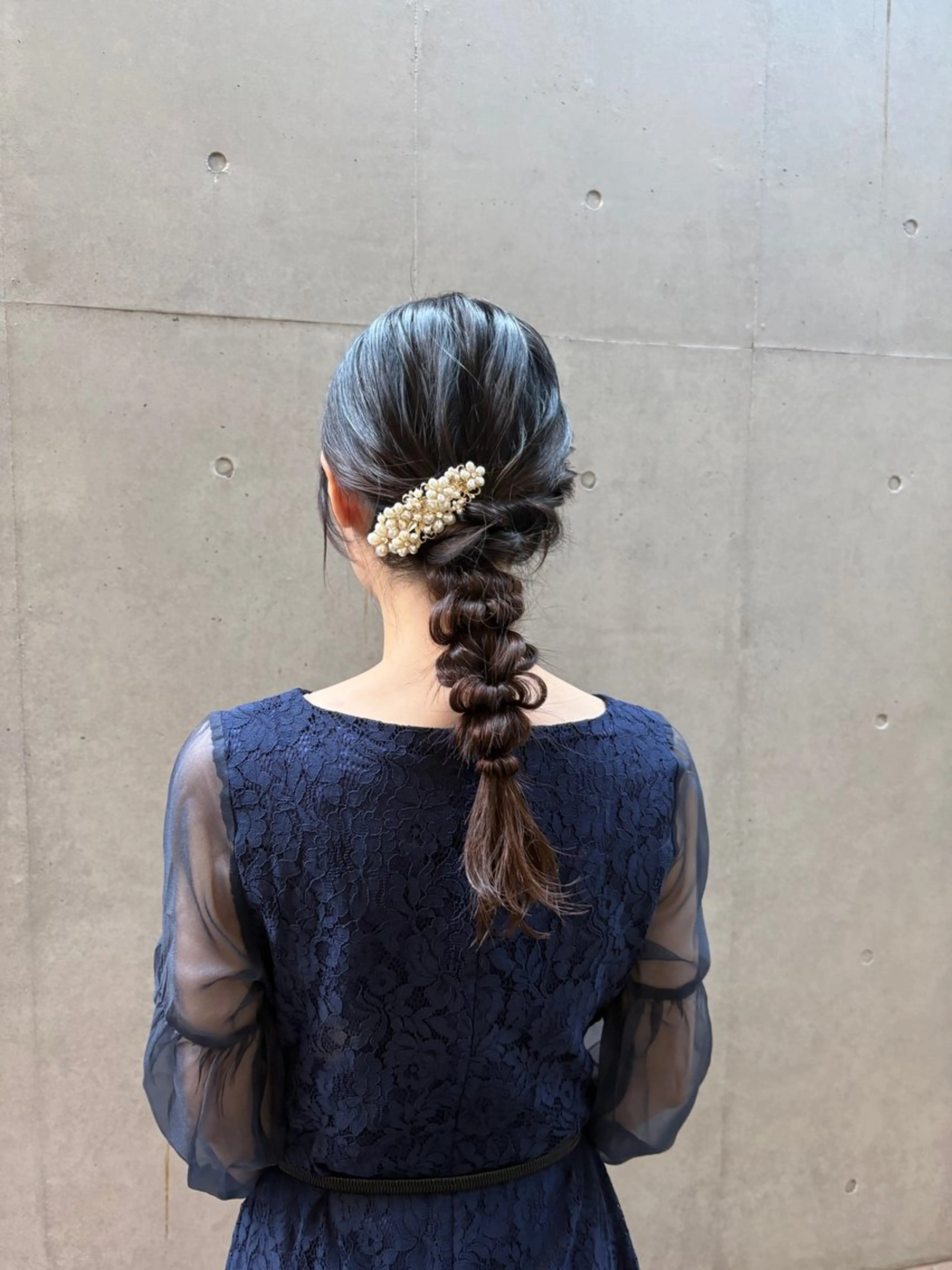 セミロング ヘアセット 【パーマ🌀/暖色カ ラー🍷】ななこ🌴のヘアスタイル