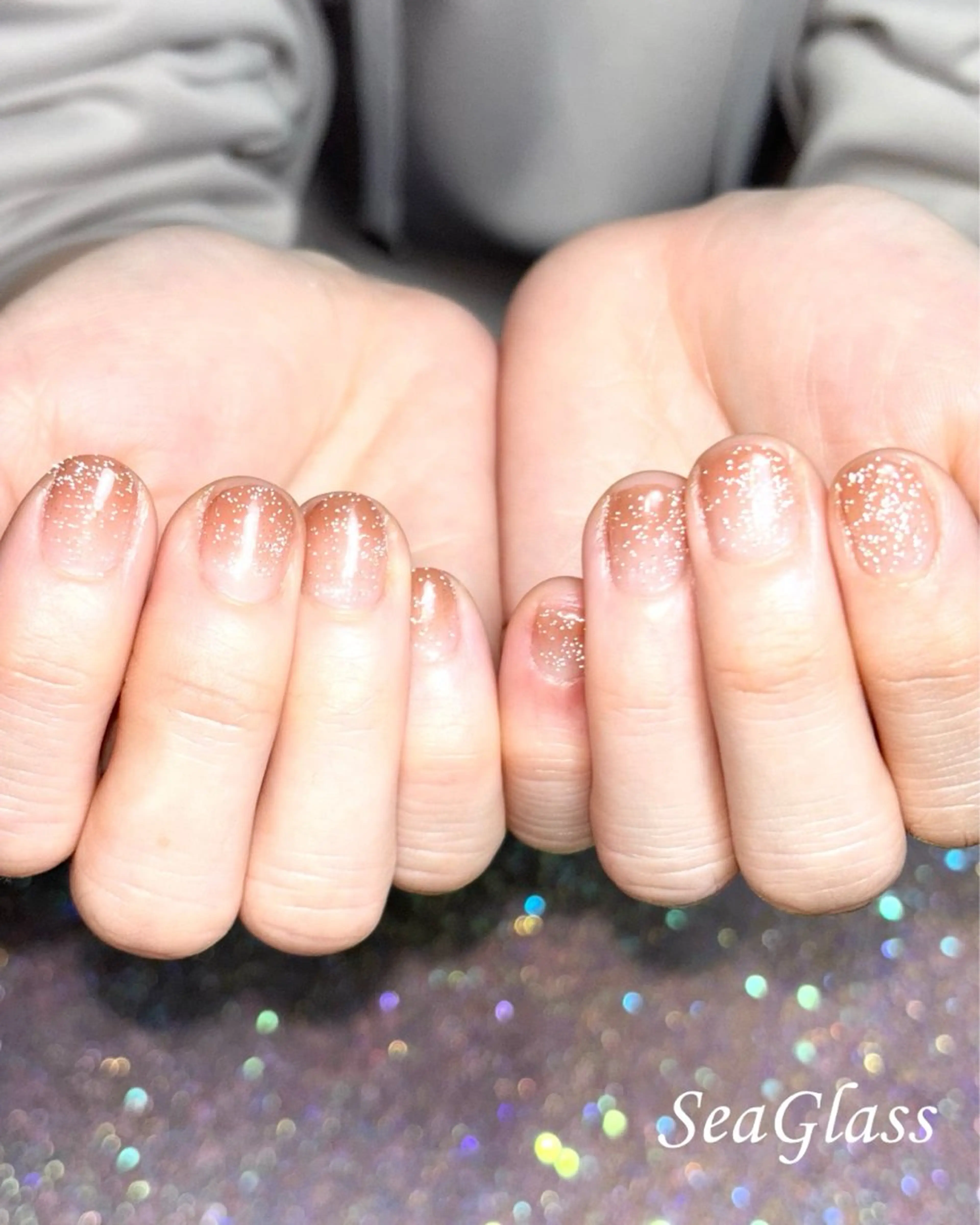 カラーグラデorフレンチ　オフ込の写真