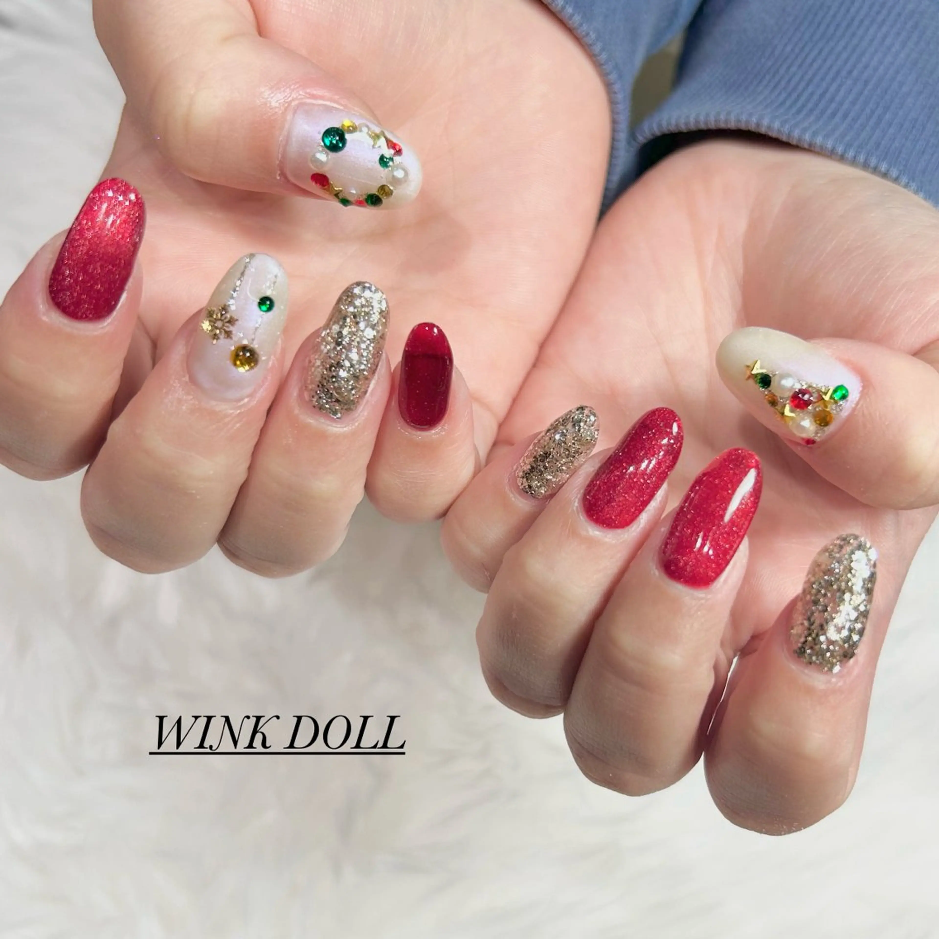 ネイル ハンドネイル WINK DOLL所属・WINK DOLL 🌹MIRAIのネイルデザイン