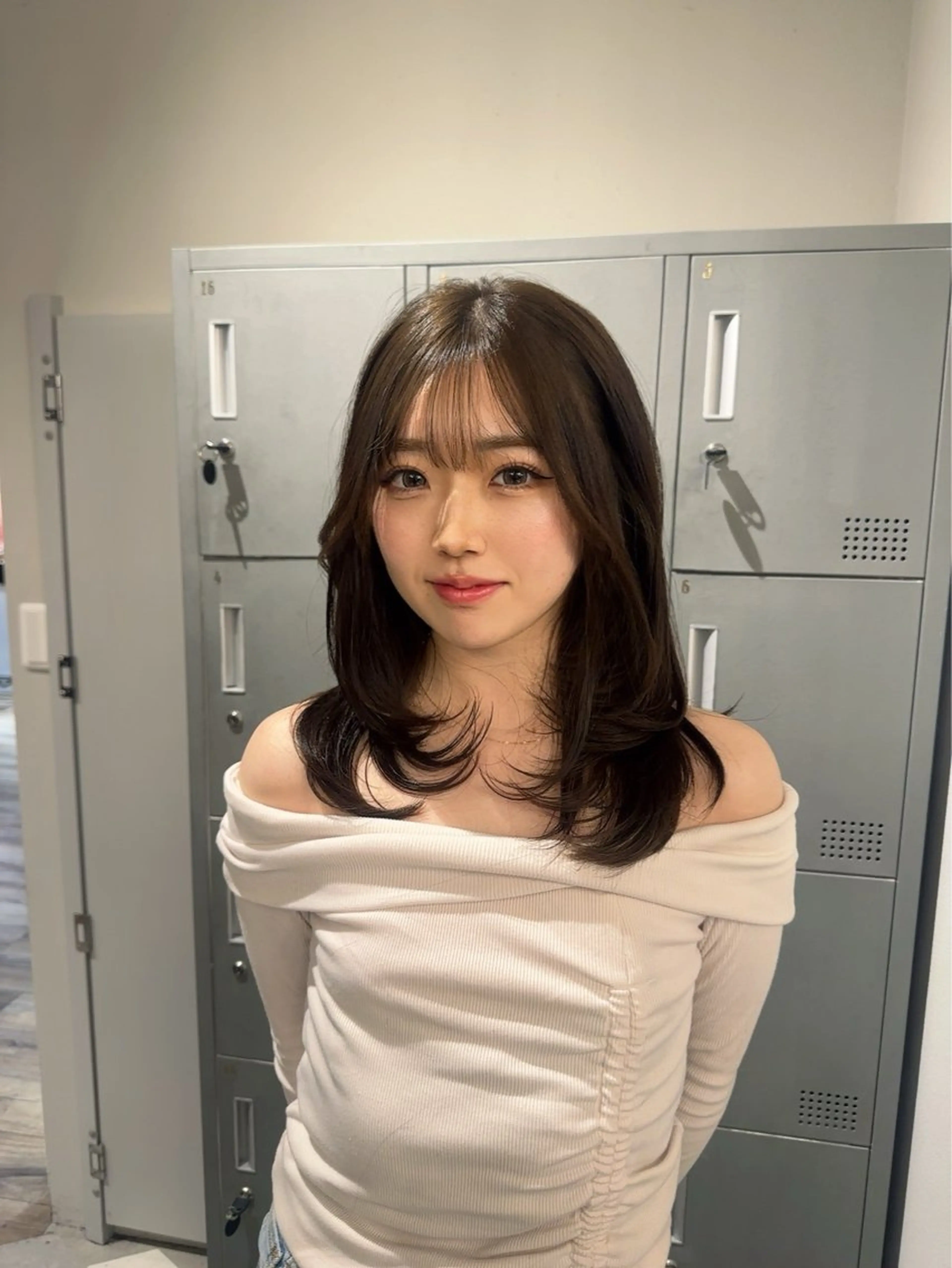 セミロング 透明感カラー/レイ ヤーカット/KaHoのヘアスタイル