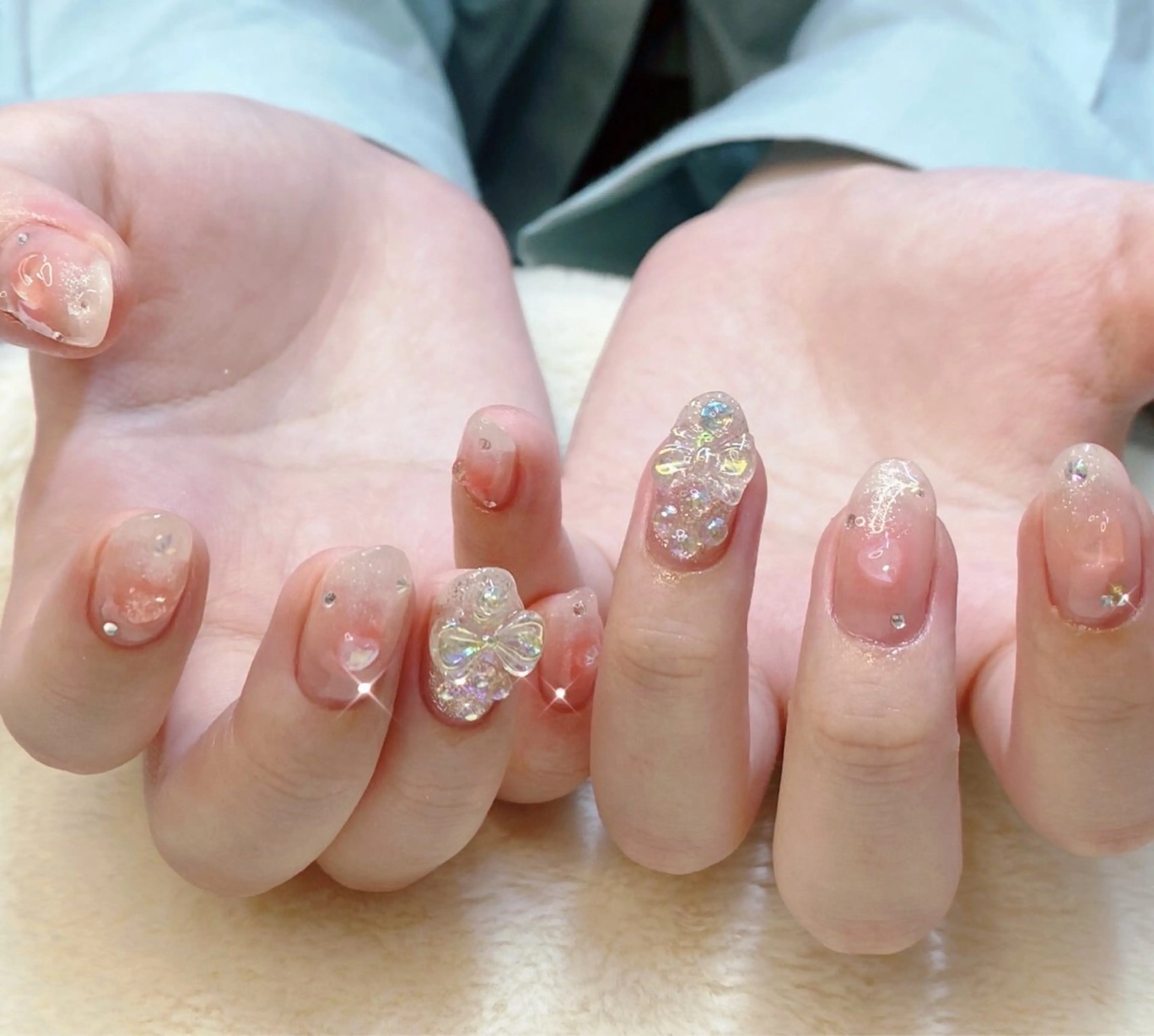 ネイル フットネイル ジェルネイル 氷ネイル・うるうるネイル 韓国ネイル オフィスネイル 大門浜松町 ネイルのネイルデザイン