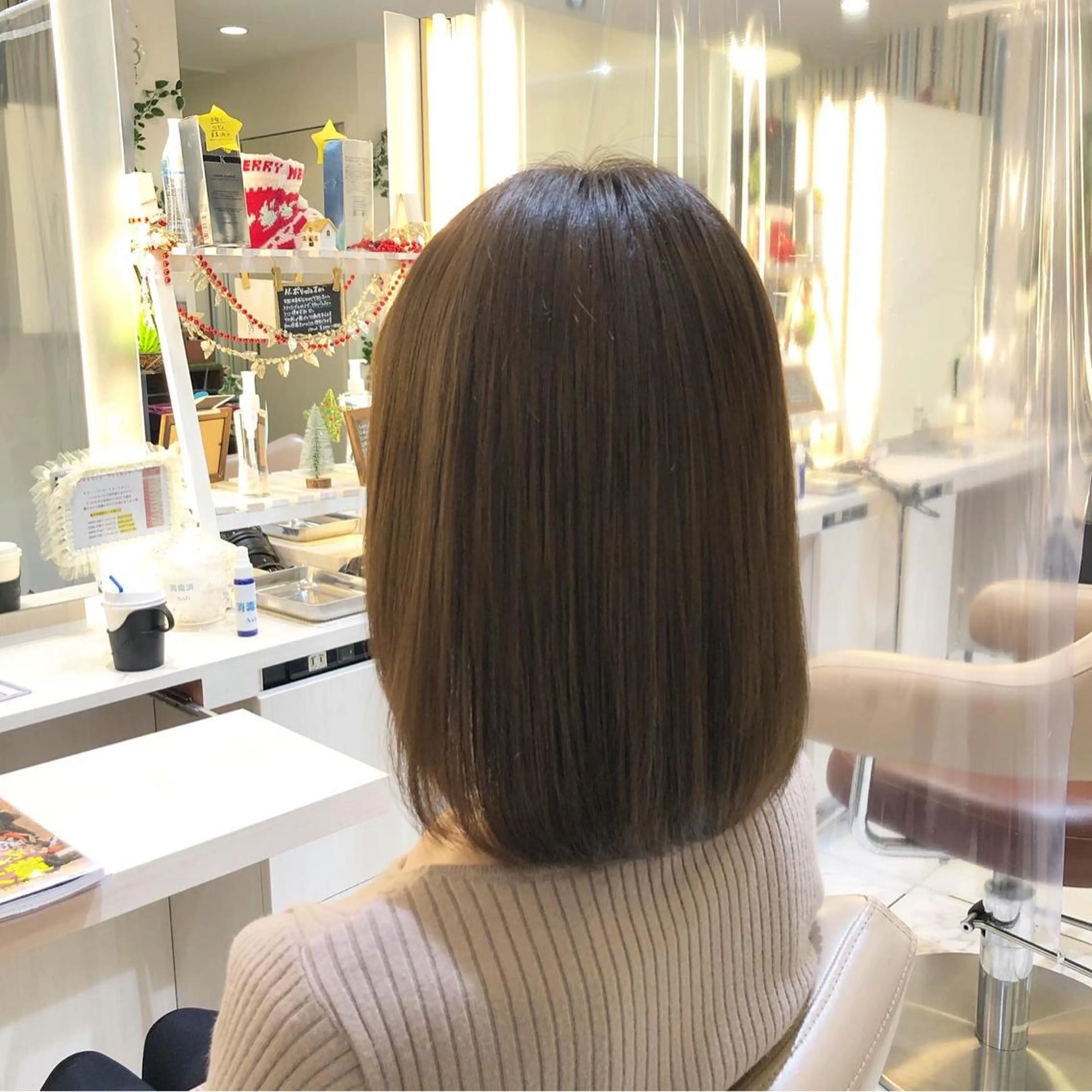 ショート 髪質改善 トリートメント 安井　昴 💫ブリーチ縮毛矯正のヘアスタイル