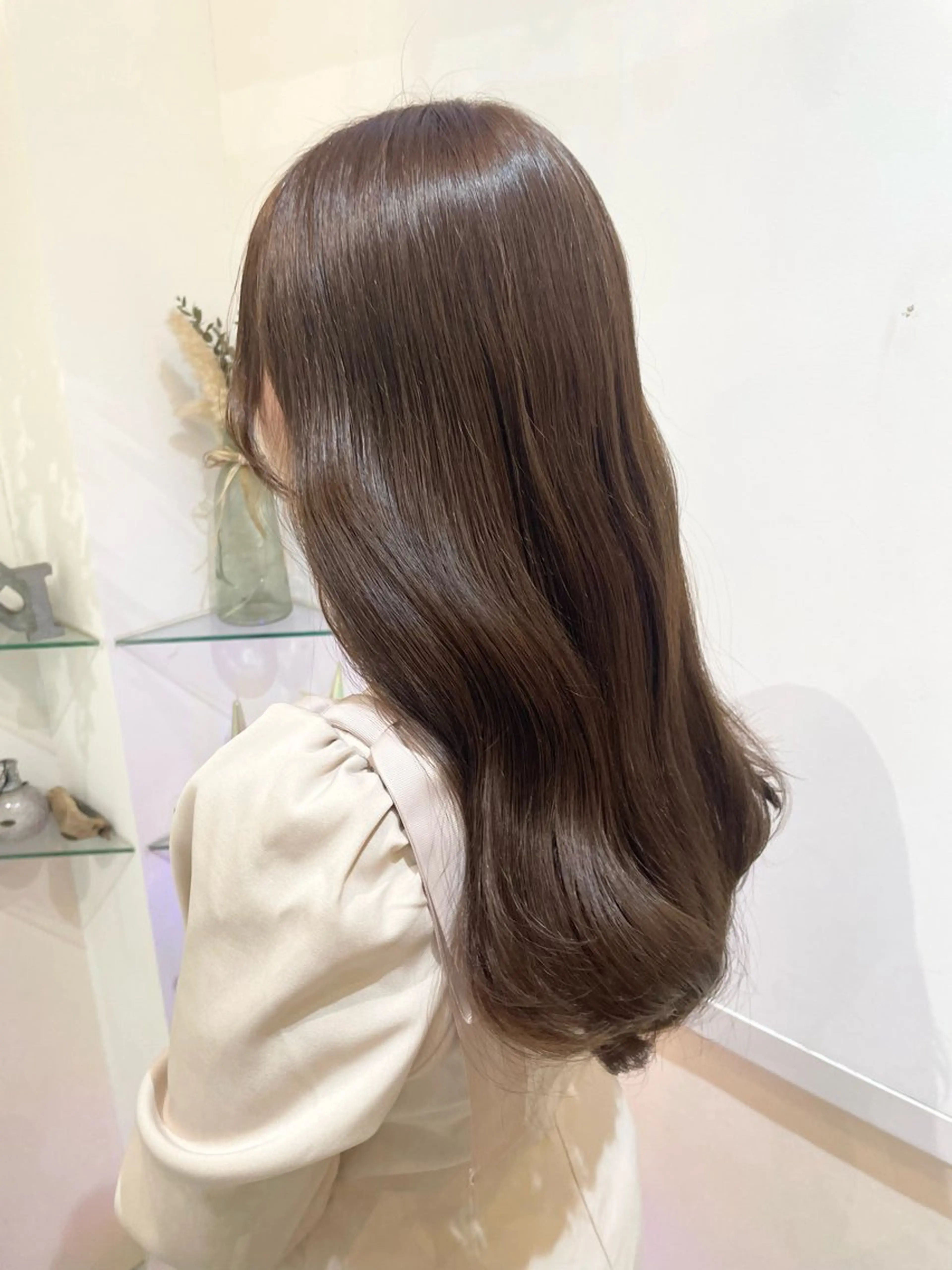 ロング カラー カット ヘアカラー トリートメント 髪質改善カラー🤍 エクステ✨君島由実子のヘアスタイル