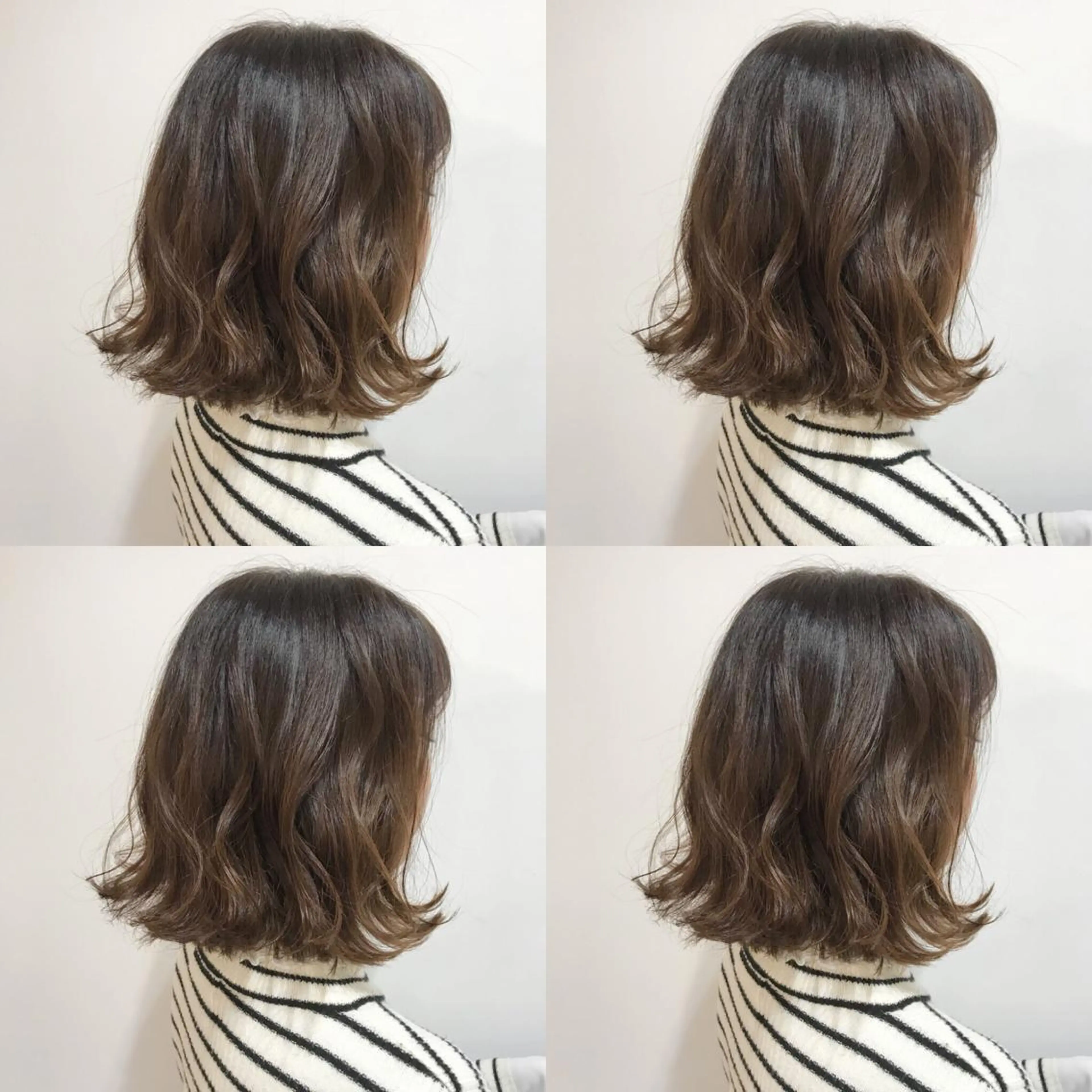 ミディアム カラー カット ヘアカラー パーマ トリートメント 嶋佐 昌大 シマサマオのヘアスタイル