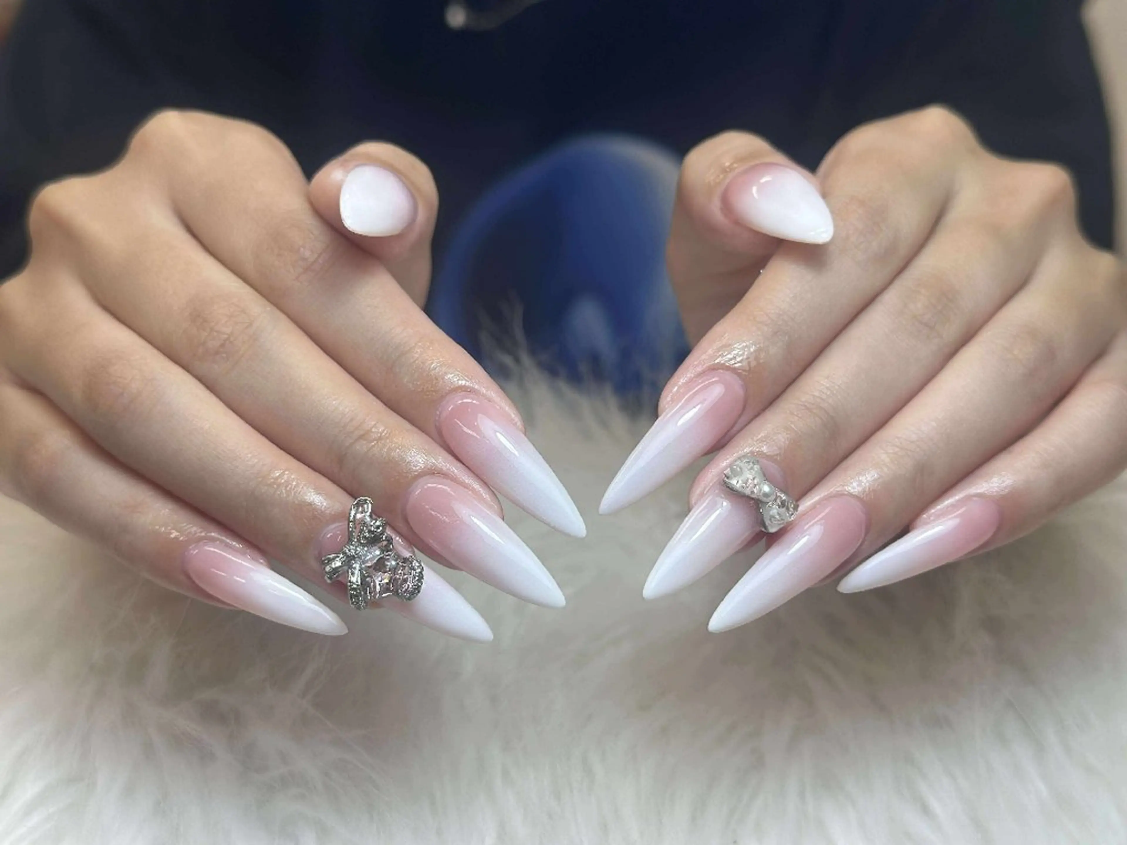 ネイル アートネイル 成人式 ジェルネイル ニュアンスネイル 夏ネイル Nie Nail Shinokuboのネイルデザイン
