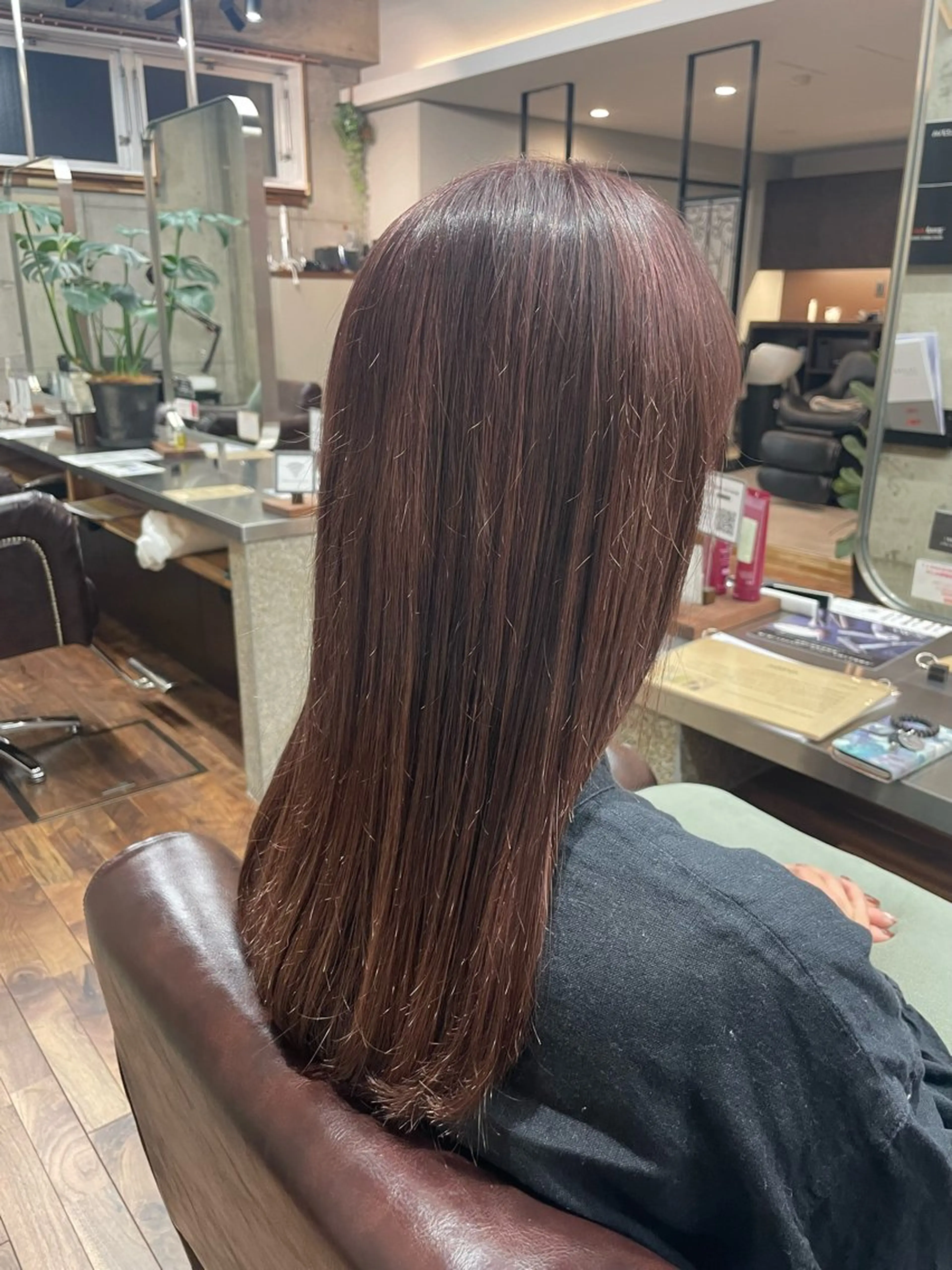 ミディアム ハイライト ヘアカラー スタイリスト /YUNAのヘアスタイル