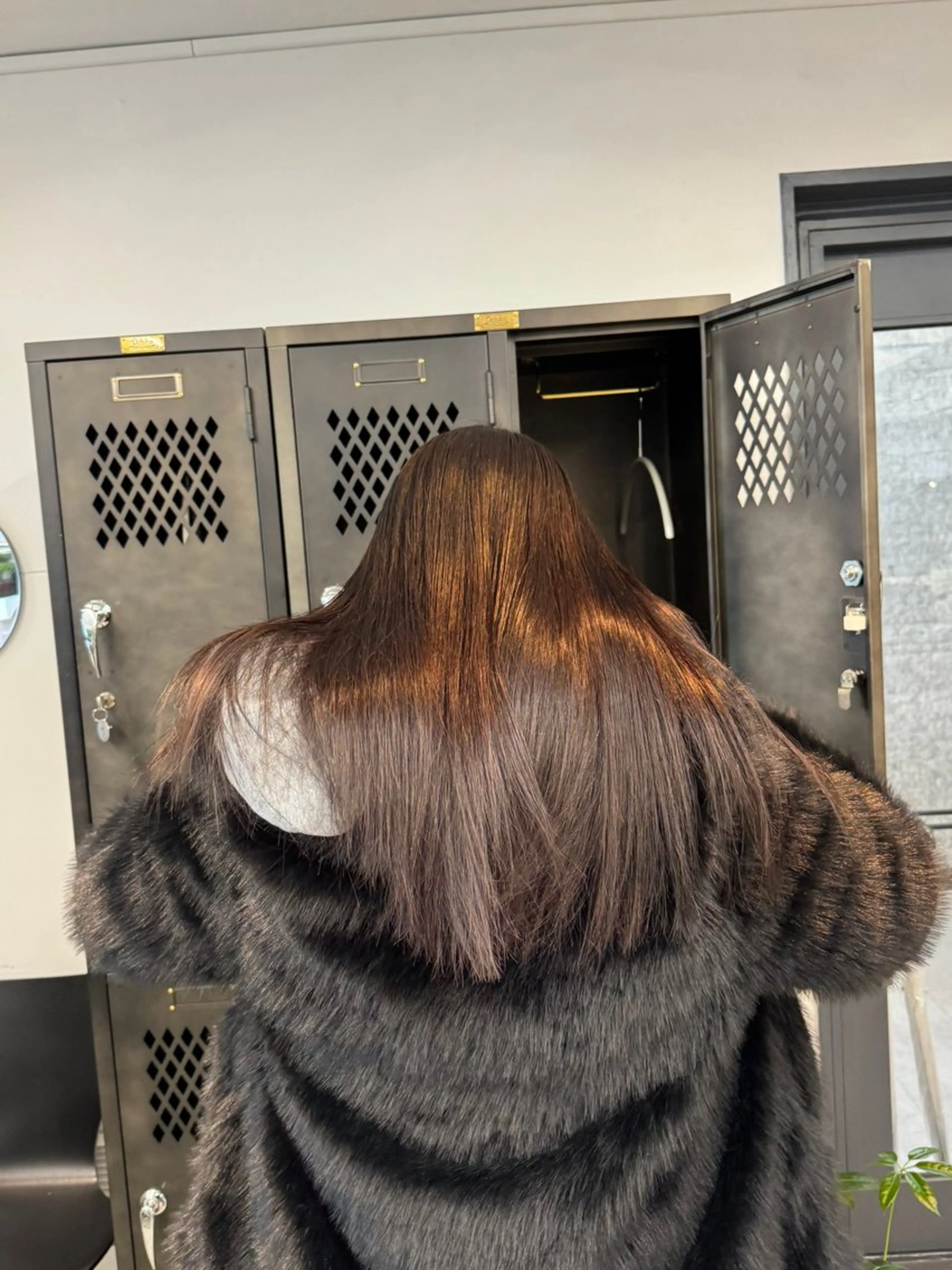 ロング カット ヘアカラー トリートメント INORI /フェイスレイヤーのヘアスタイル