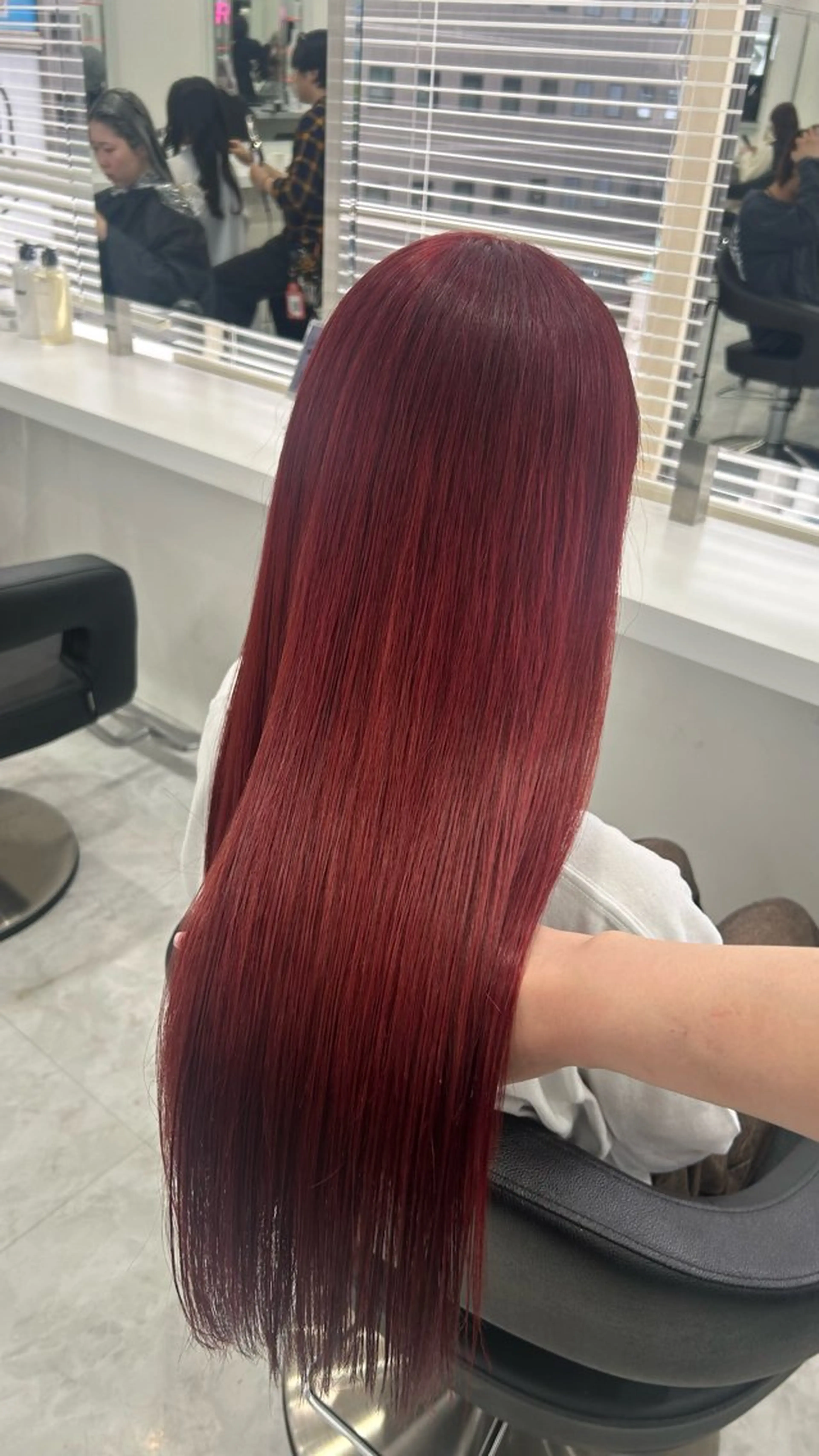 ロング カラー パーマ ヘアアレンジ メンズ キッズ ヘアカラー トリートメント 🩶盛れ✖️韓国ヘア 🩶Himari🎀のヘアスタイル