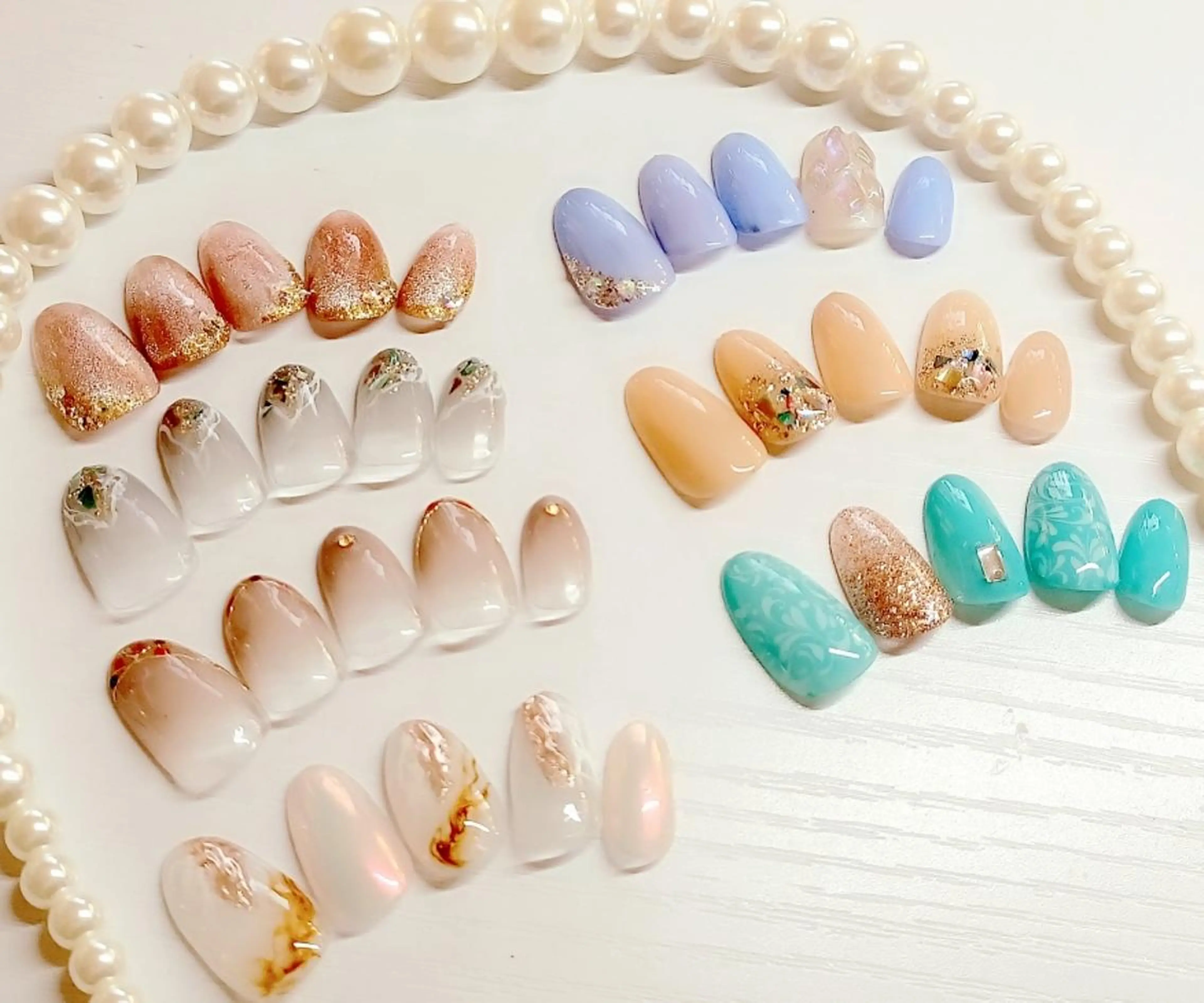 ネイル アートネイル 春ネイル ハンドネイル Micky nail chikushinoのネイルデザイン